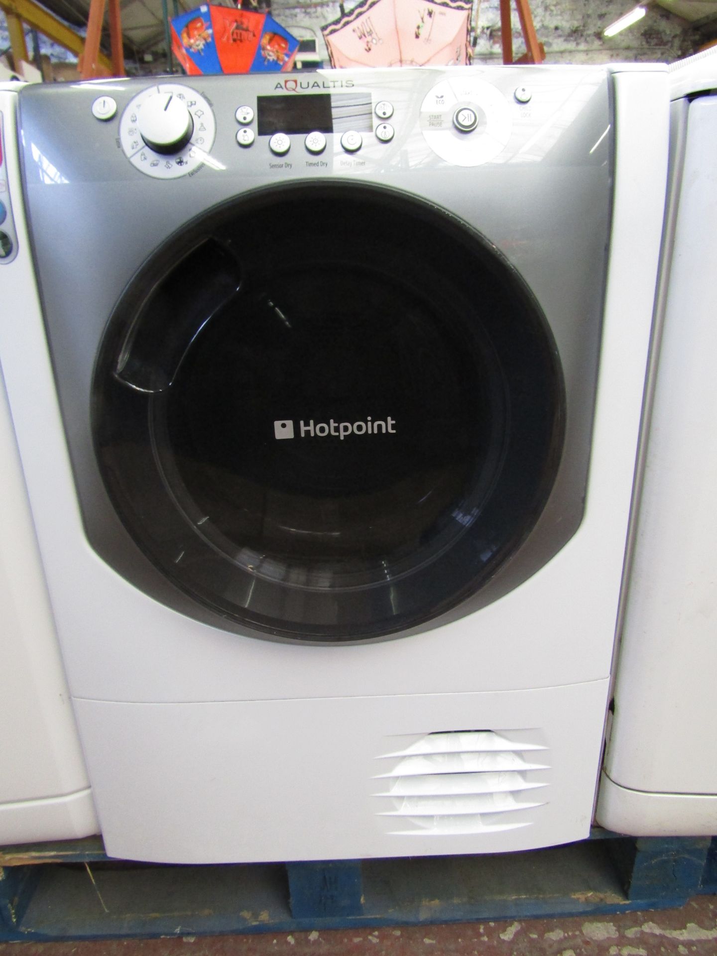 Hotpoint Aqaualtis AQC9BF7 E Condenser dryer, tested working