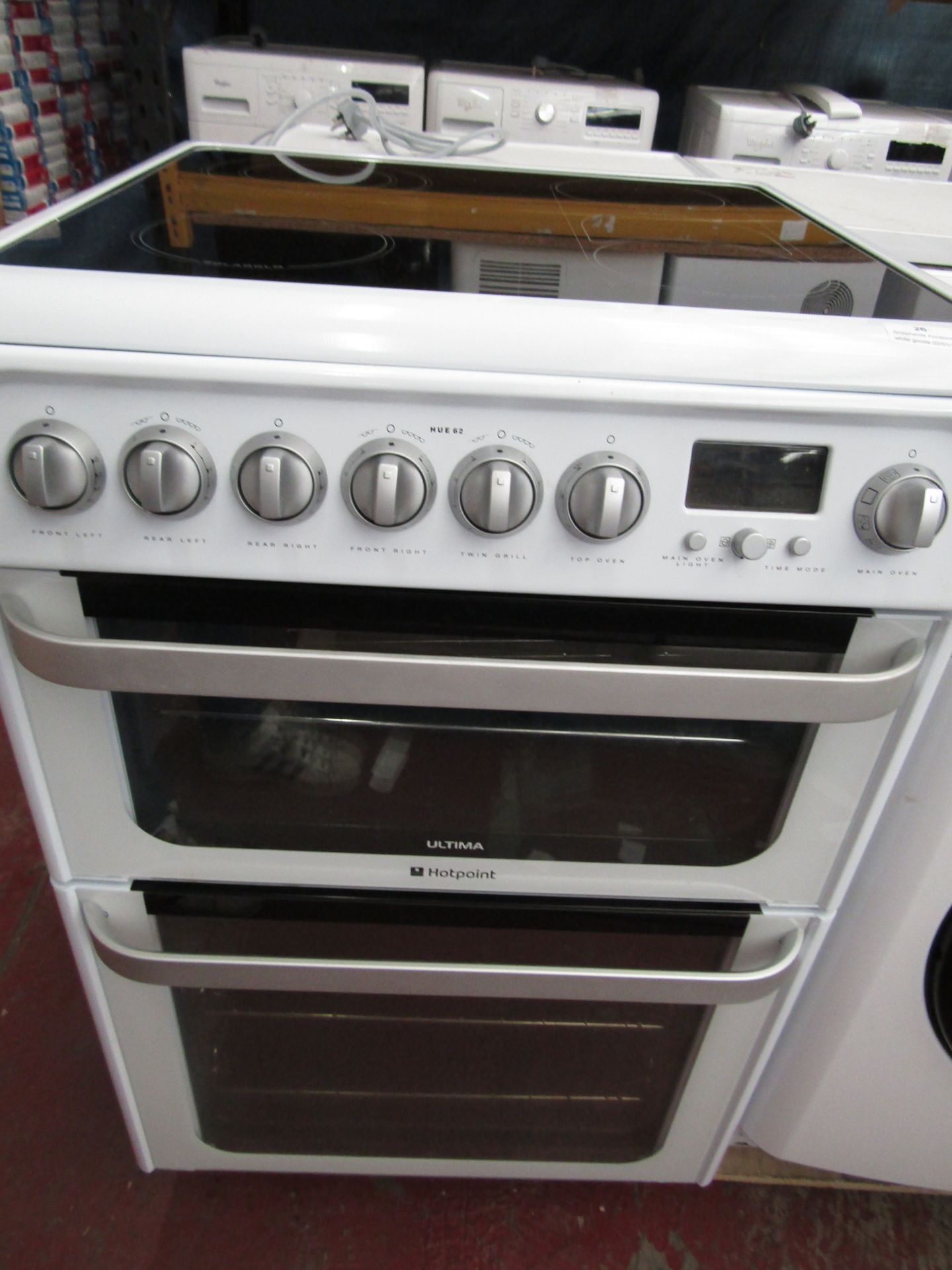 Hotpoint Ultima HUE62P double oven and Hob, unable to test as needs hard wiring into the mains,