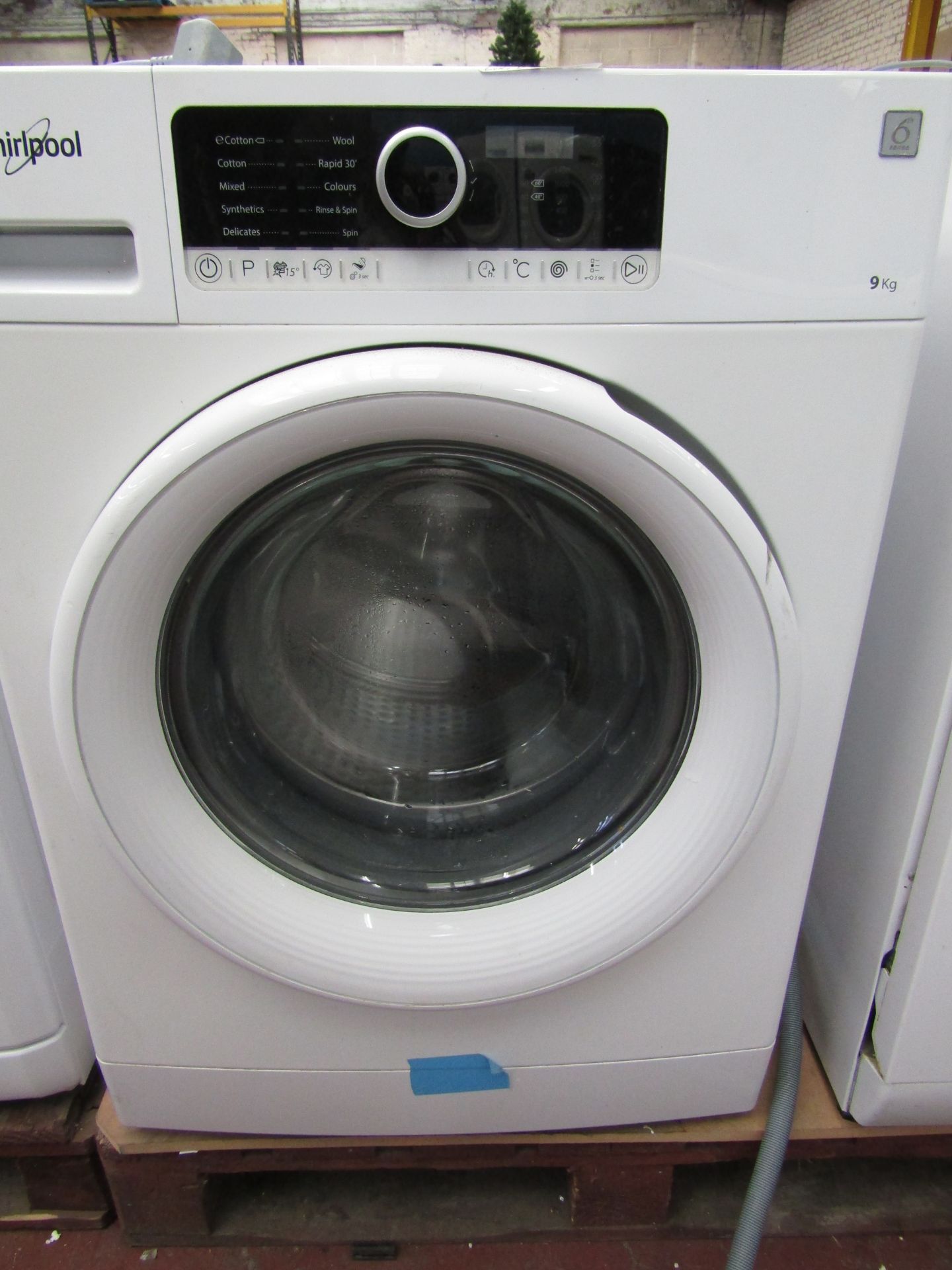 Whirlpool 9Kg washing machine, powers on But not spinning