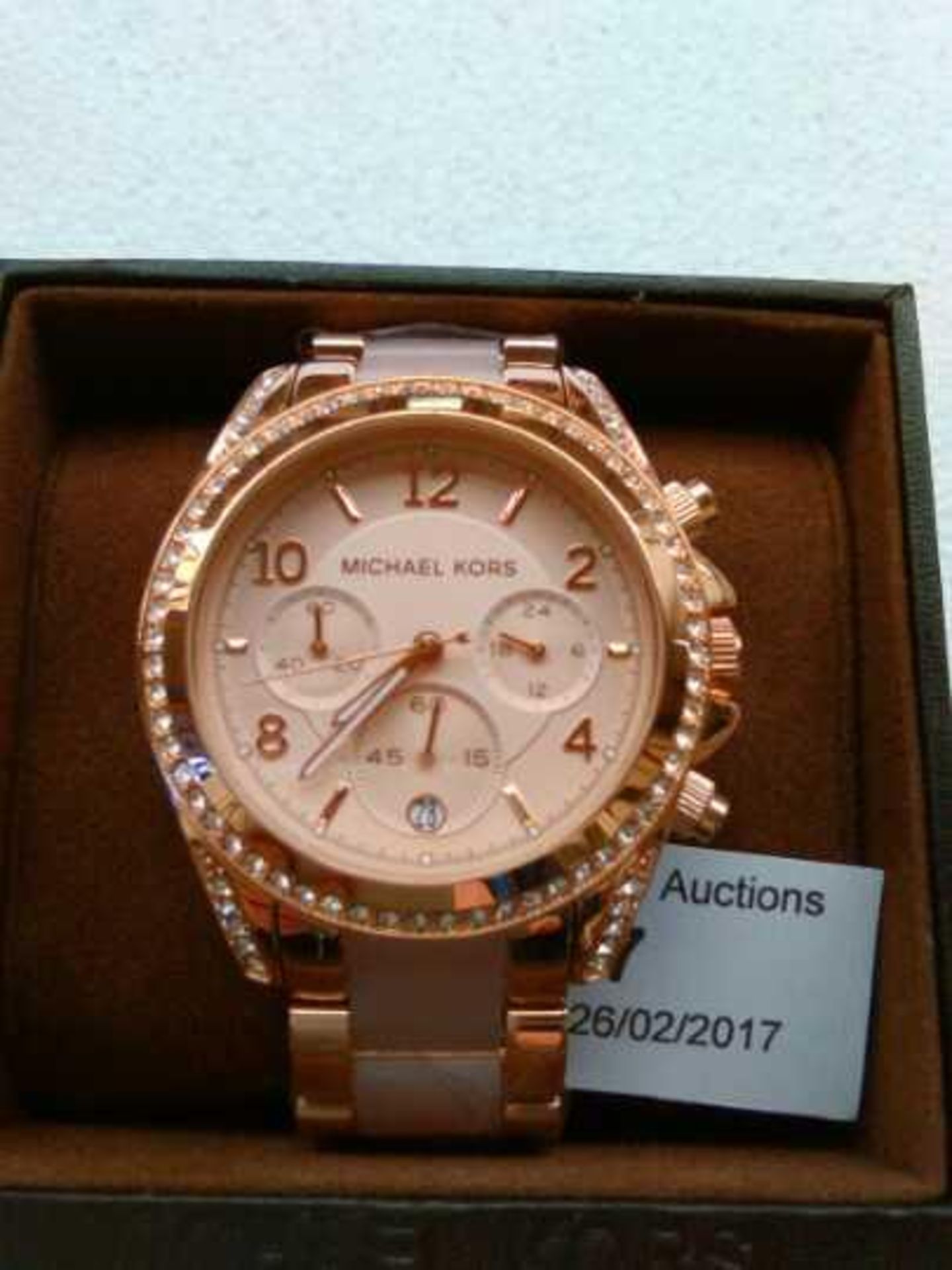 Michael Kors MK5943 ladies watch, new and ticking in presentation box.