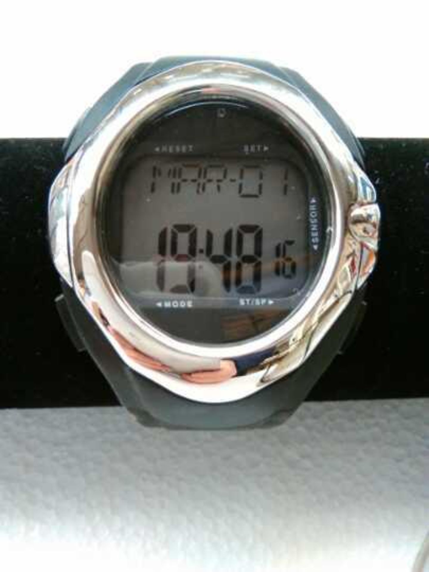 Designer Habitat Pulse rate watch, new and ticking.