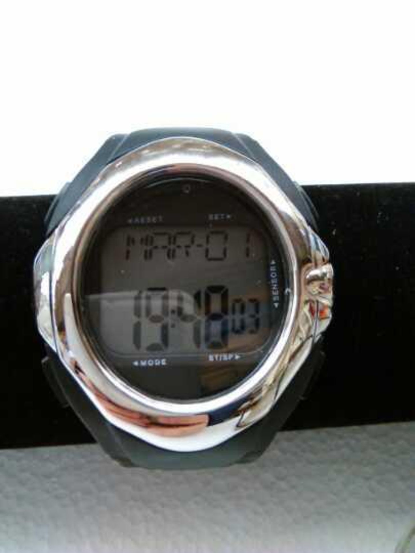 Designer Habitat Pulse rate watch, new and ticking.