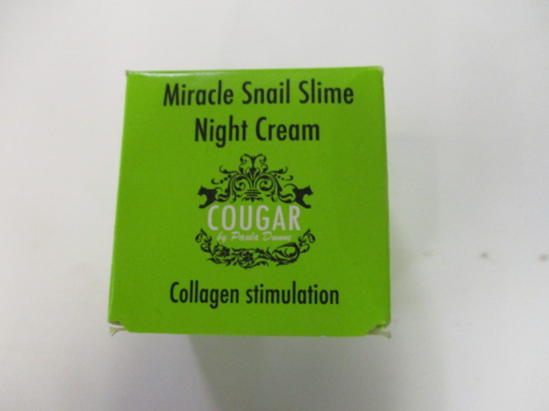 Cougar by Paula Dunne Miracle Snail Slime Night Cream 50ml new & packaged RRP £28. Snail Slime has