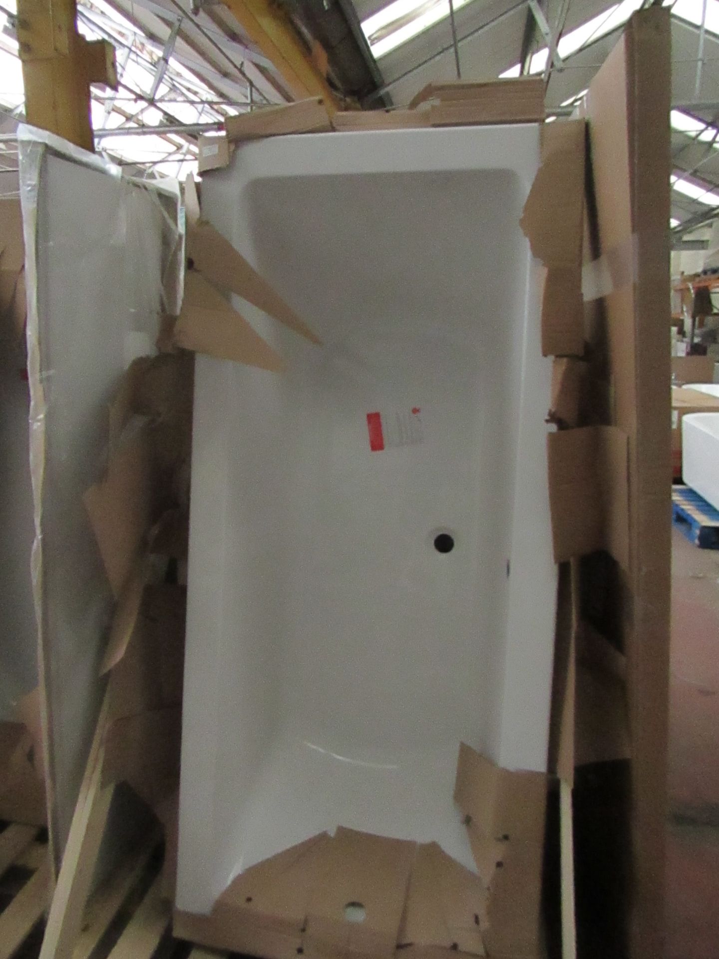 Victoria Plumb Chelsea 1800 x 800mm No Tap Hole Bath with Centre Waste. New In Packaging.