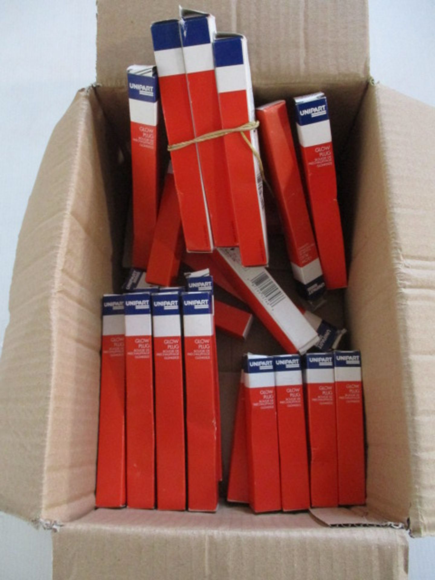 Large qty new and unused glow plugs as pictured assorted models - approx 30 pcs