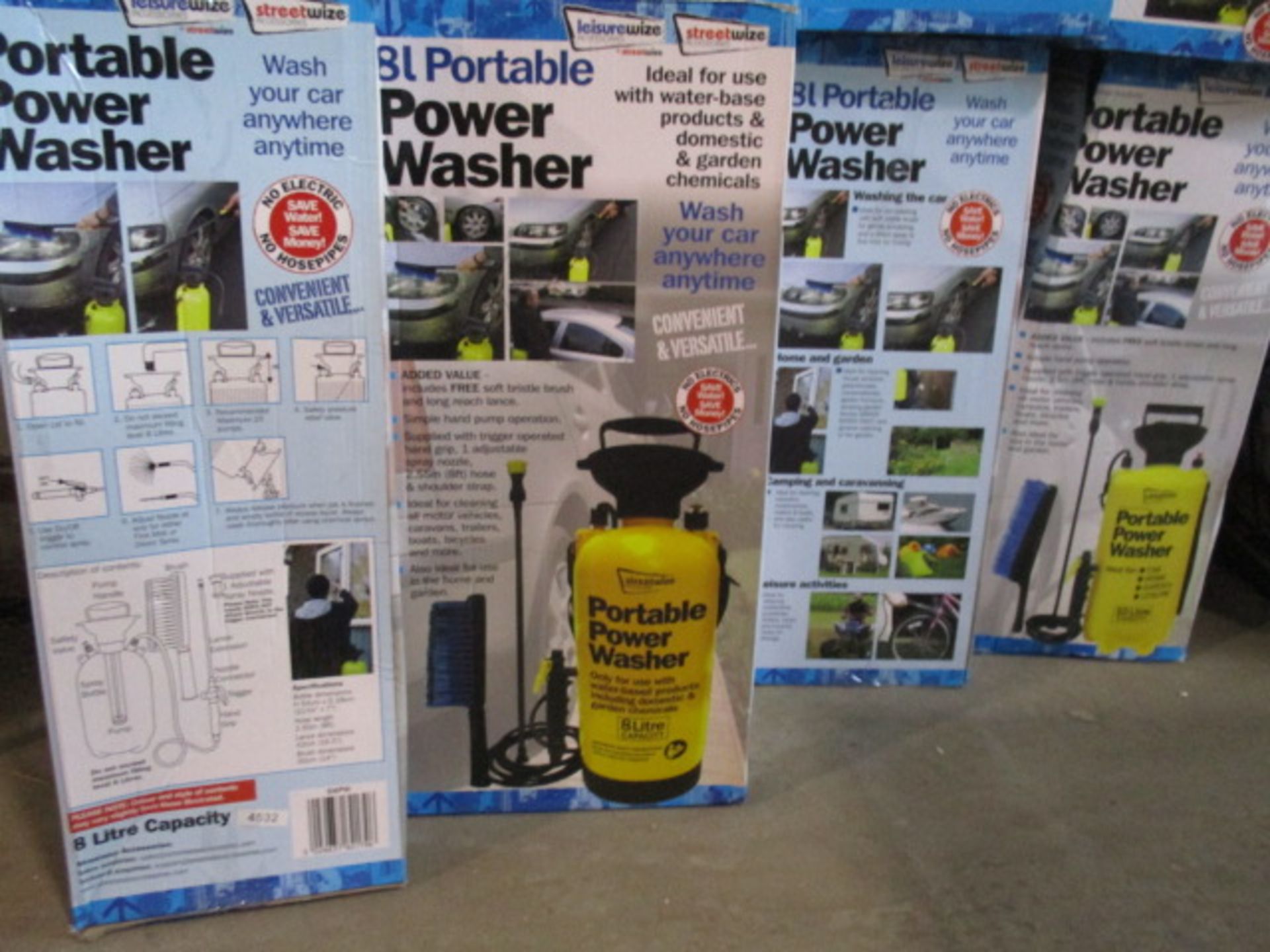 Portawash wash system boxed rrp £19.99 . Will be selected at random from stock 8l or 10l - Lot is