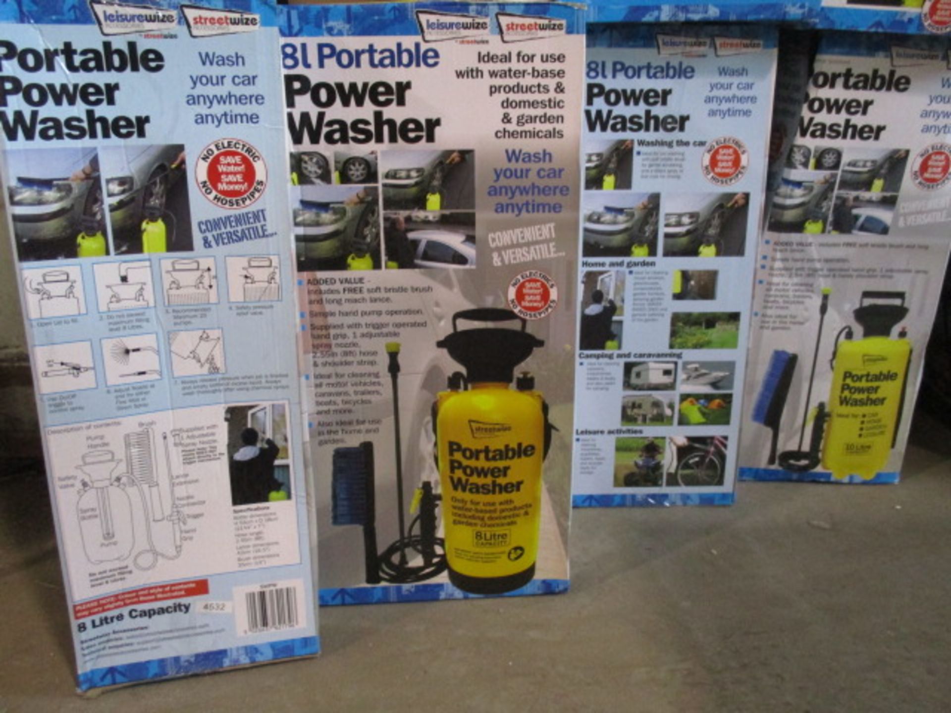 Portawash wash system boxed rrp £19.99 . Will be selected at random from stock 8l or 10l - Lot is