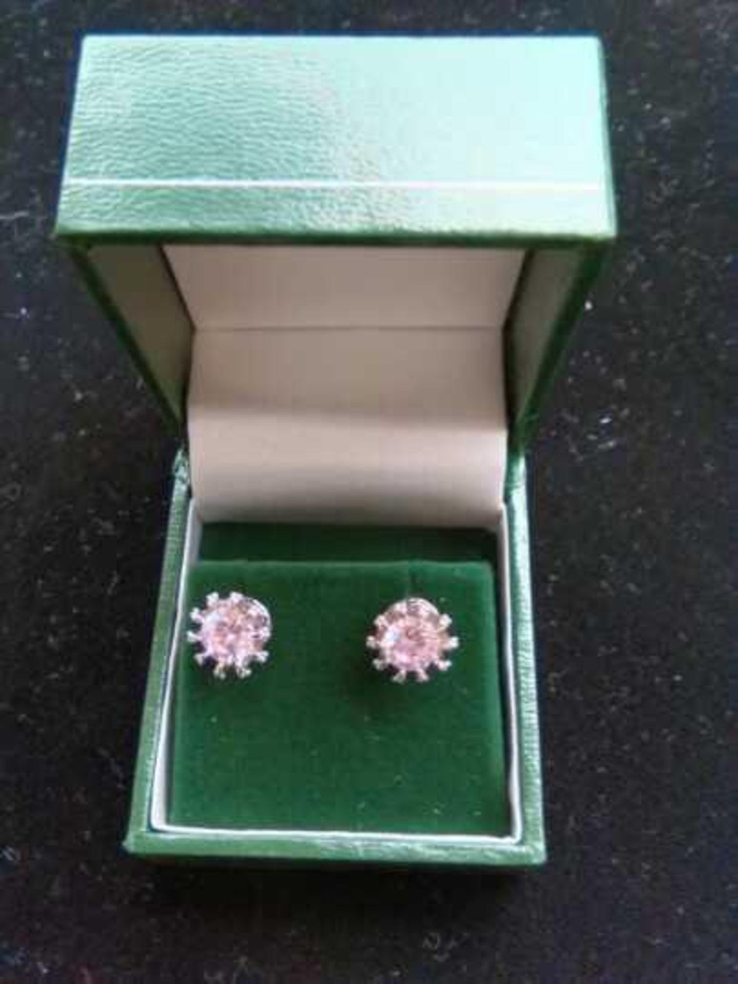 Fifth NYC Earrings Swarovski Crystals. In presentation box  New.