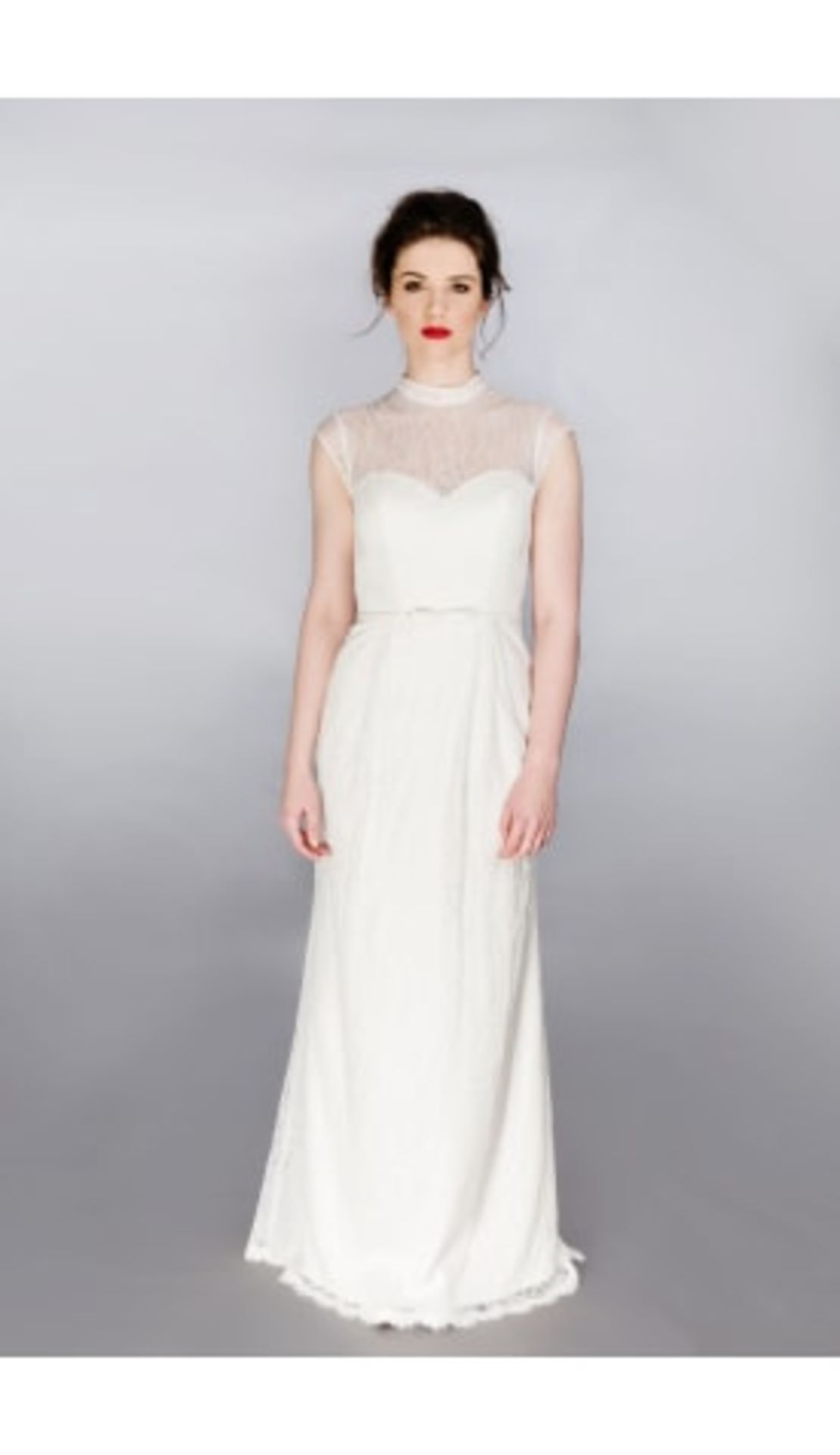 No VAT!! RRP CIRCA £800! Vintage Inspired Designer Wedding Dress in Ivory size 12. Brand New