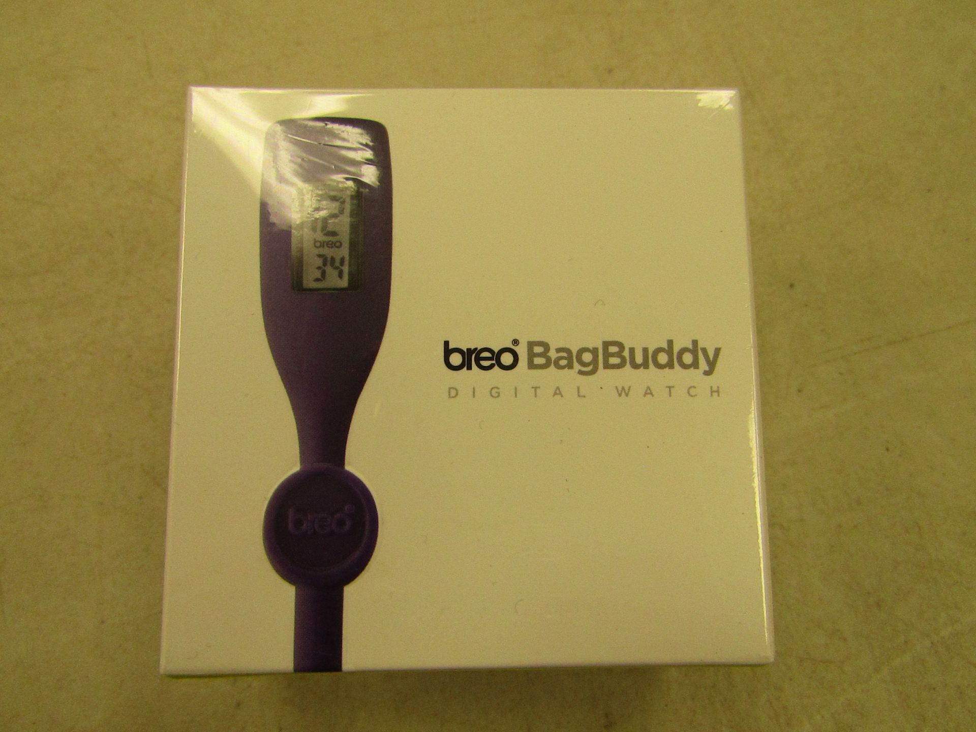 Breo Bag Buddy digital watch, new and boxed.