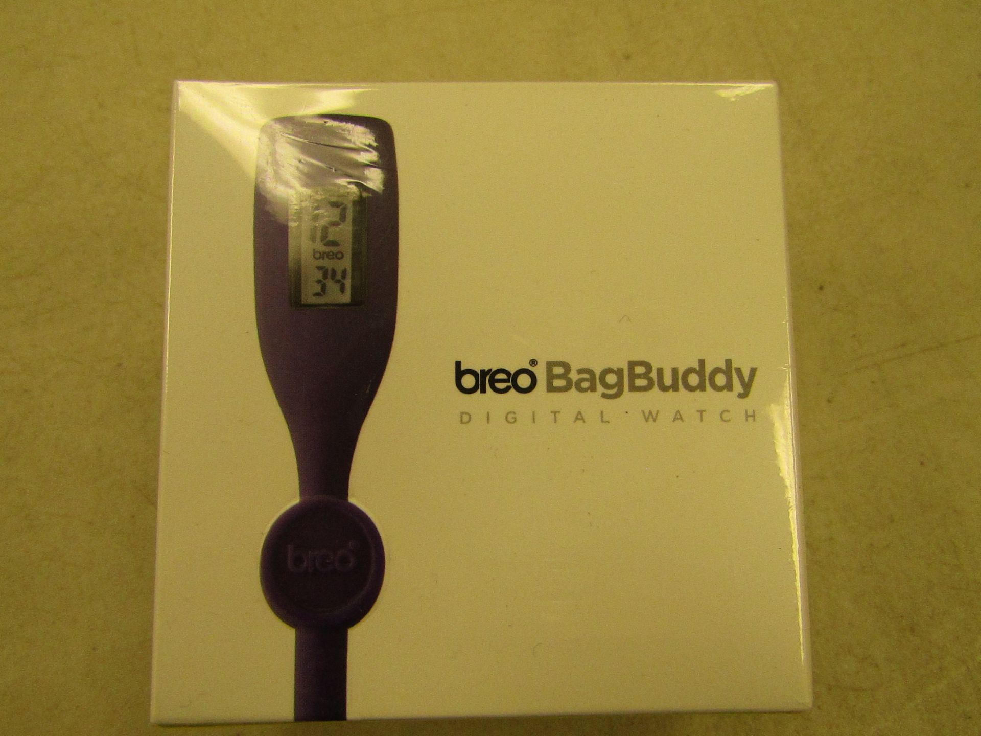 Breo Bag Buddy digital watch, new and boxed.