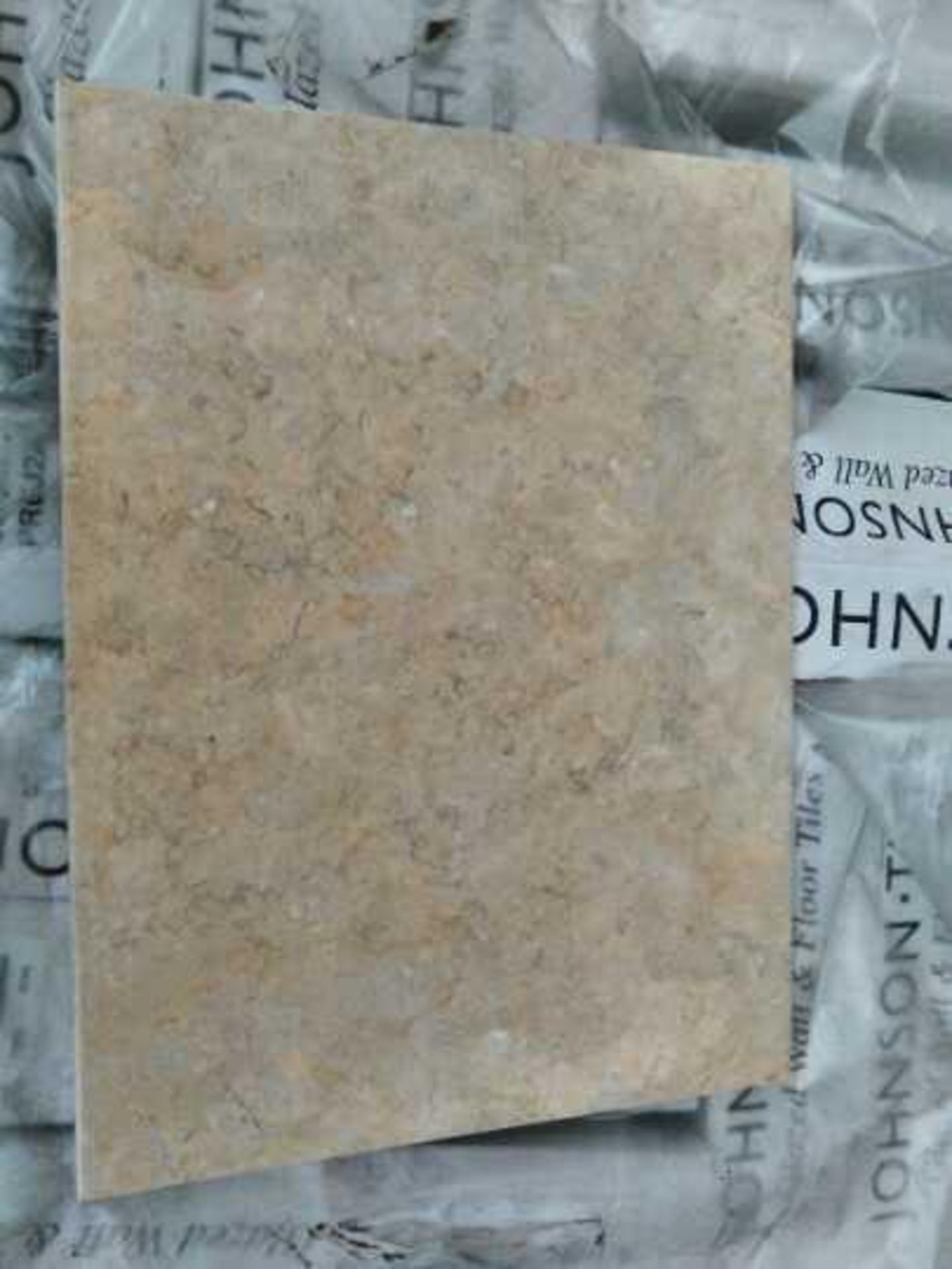 48x Packs of 8 Johnsons Tiles Gold Honed (PREJ2A008) 400 x 300mm Glazed  Wall and Floor Tiles. All