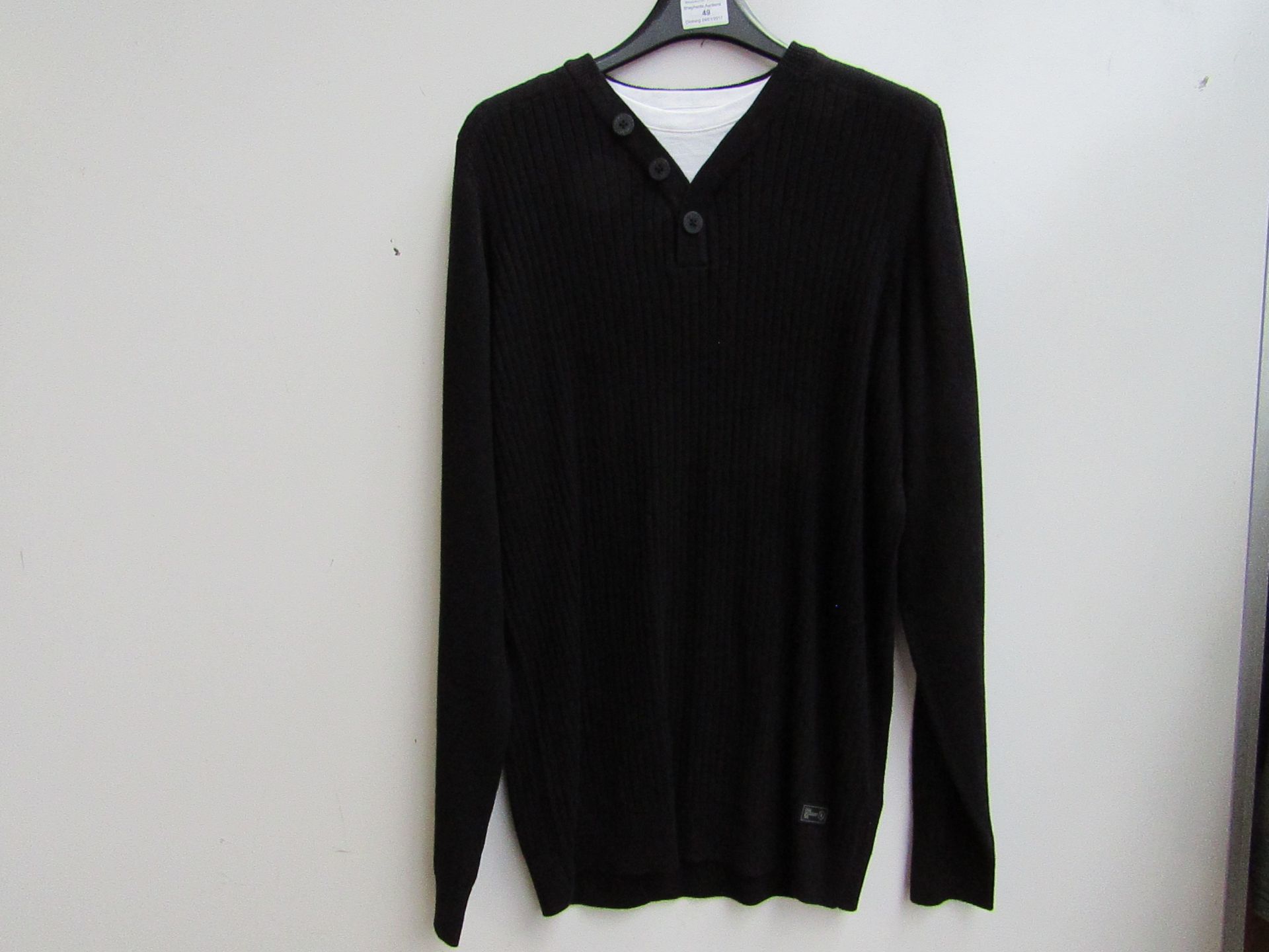 DNIM DISSIDENT 328 Mens Knit Double Layer . Size M. Showroom Sample