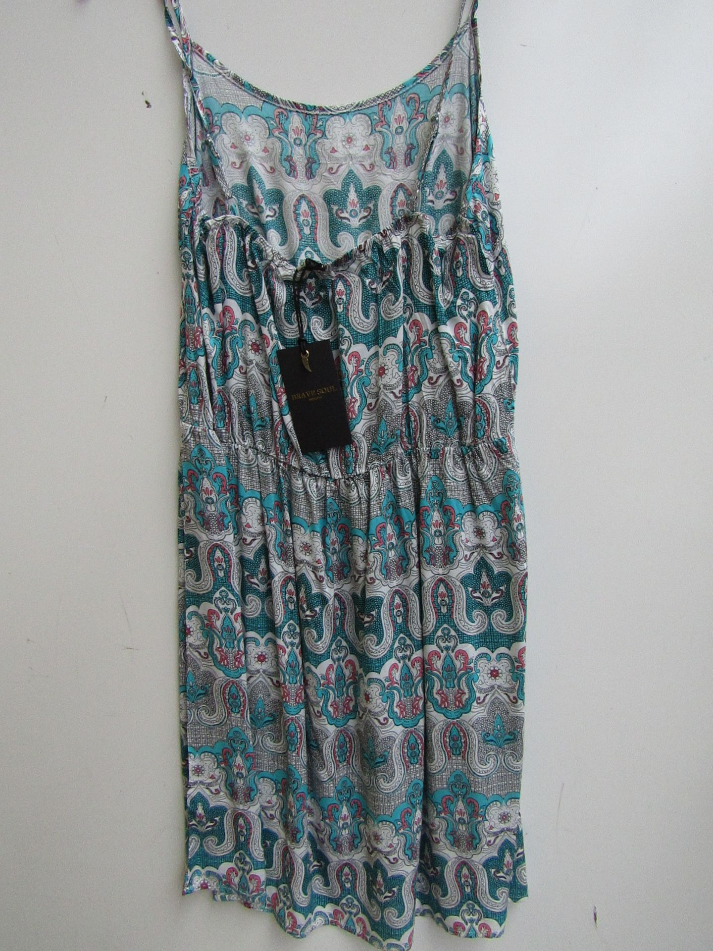 Ladies Brave Soul Strappy Dress. Size L. New with Tags