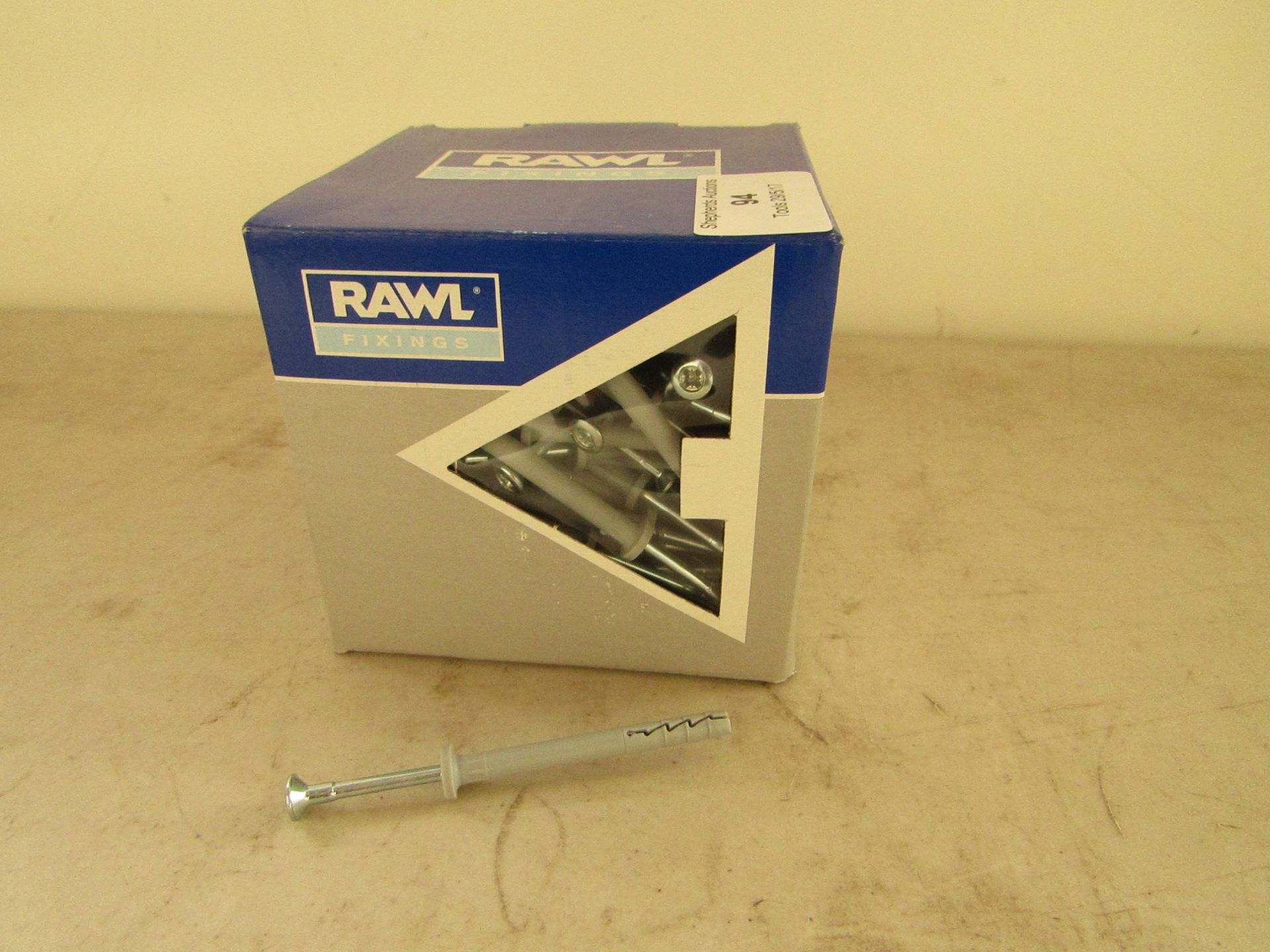 Rawl FX-N-05CO50 Box of 100x Hammer in fixings, new.