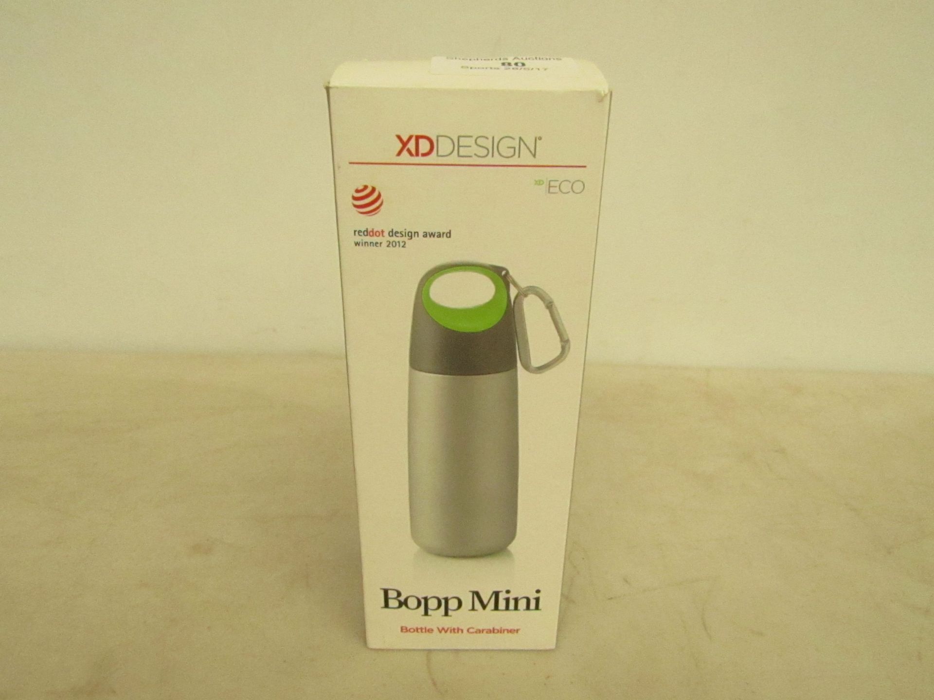 XDdesign bopp mini with carabiner, new and boxed.