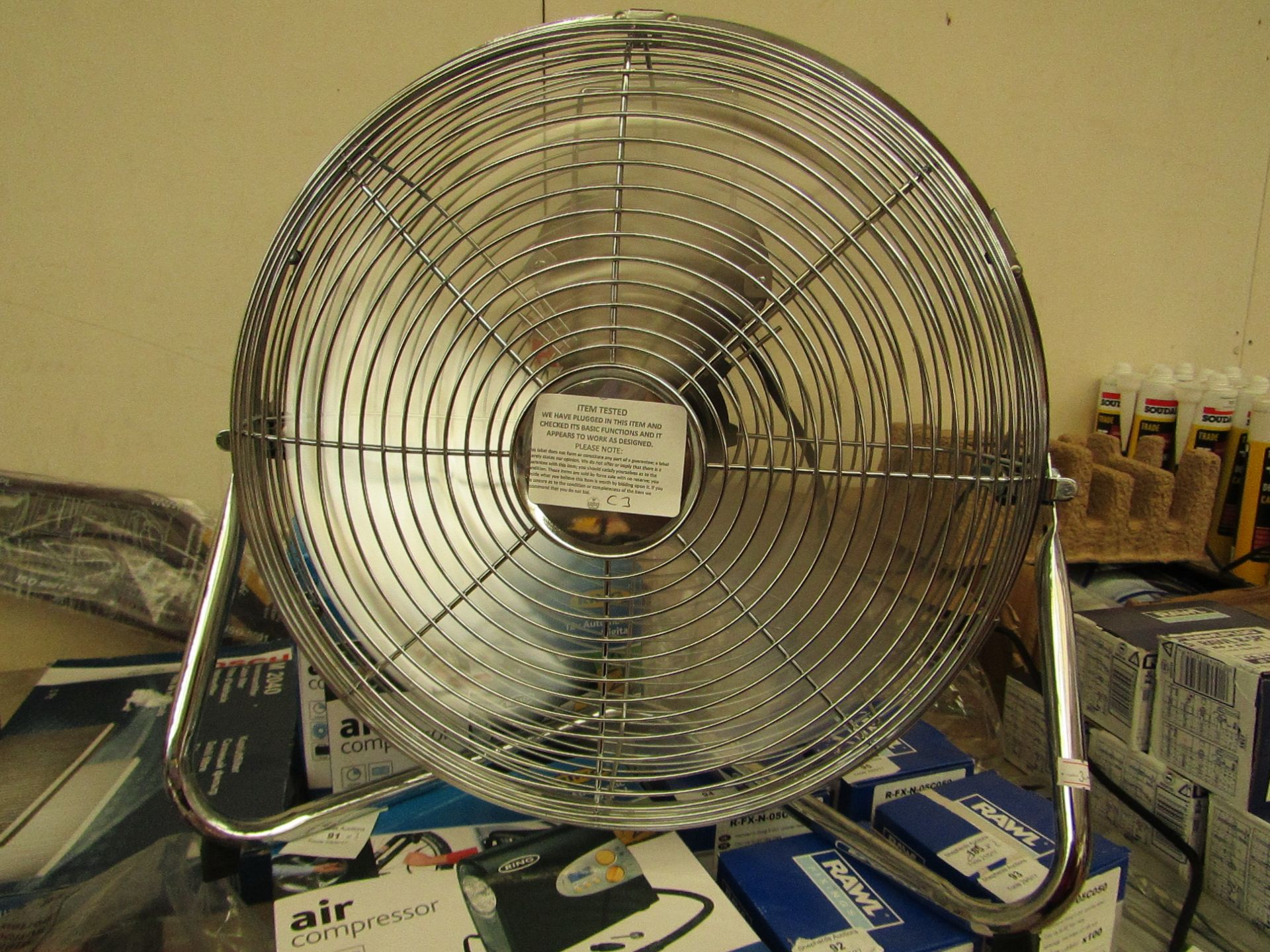 12" high Velocity Floor Fan, tested working