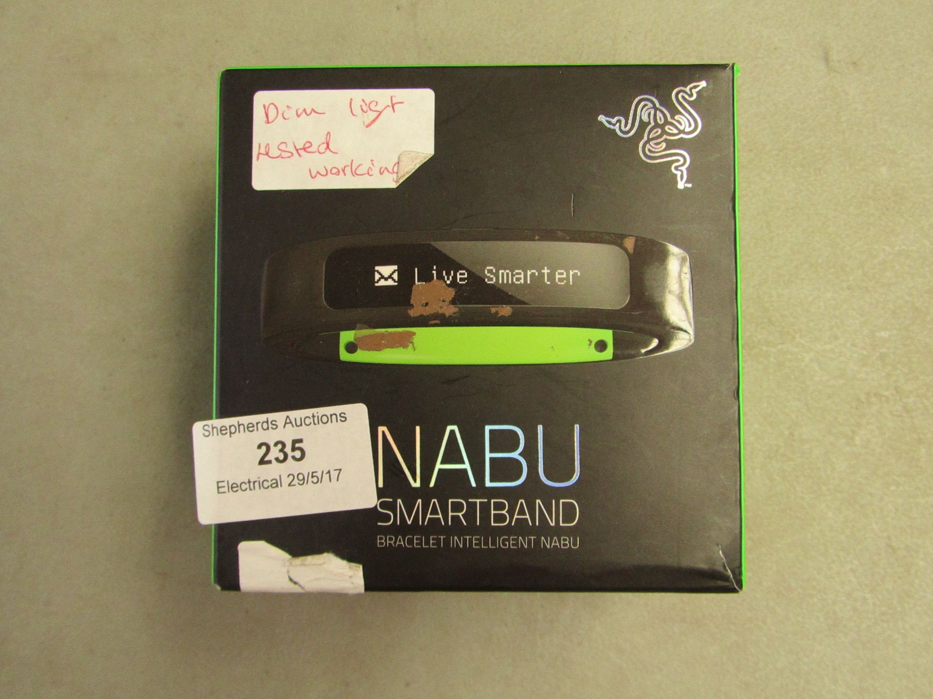 Nabu Razer,smart activity wristband, boxed, RRP £49.99