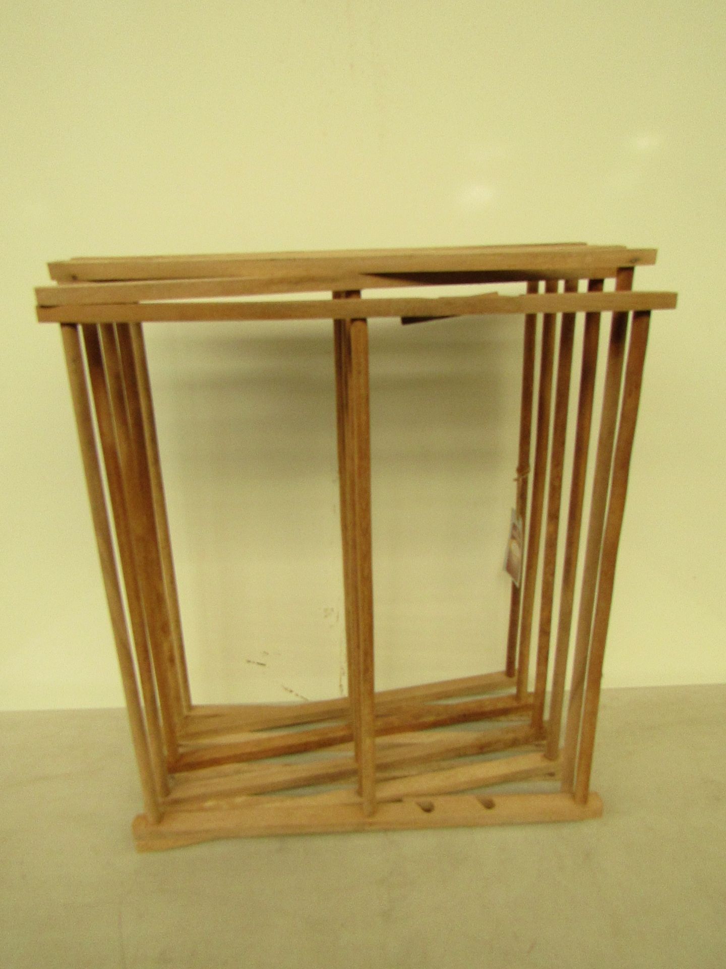 Traditional Wooden Clothes Airer. New with tag.