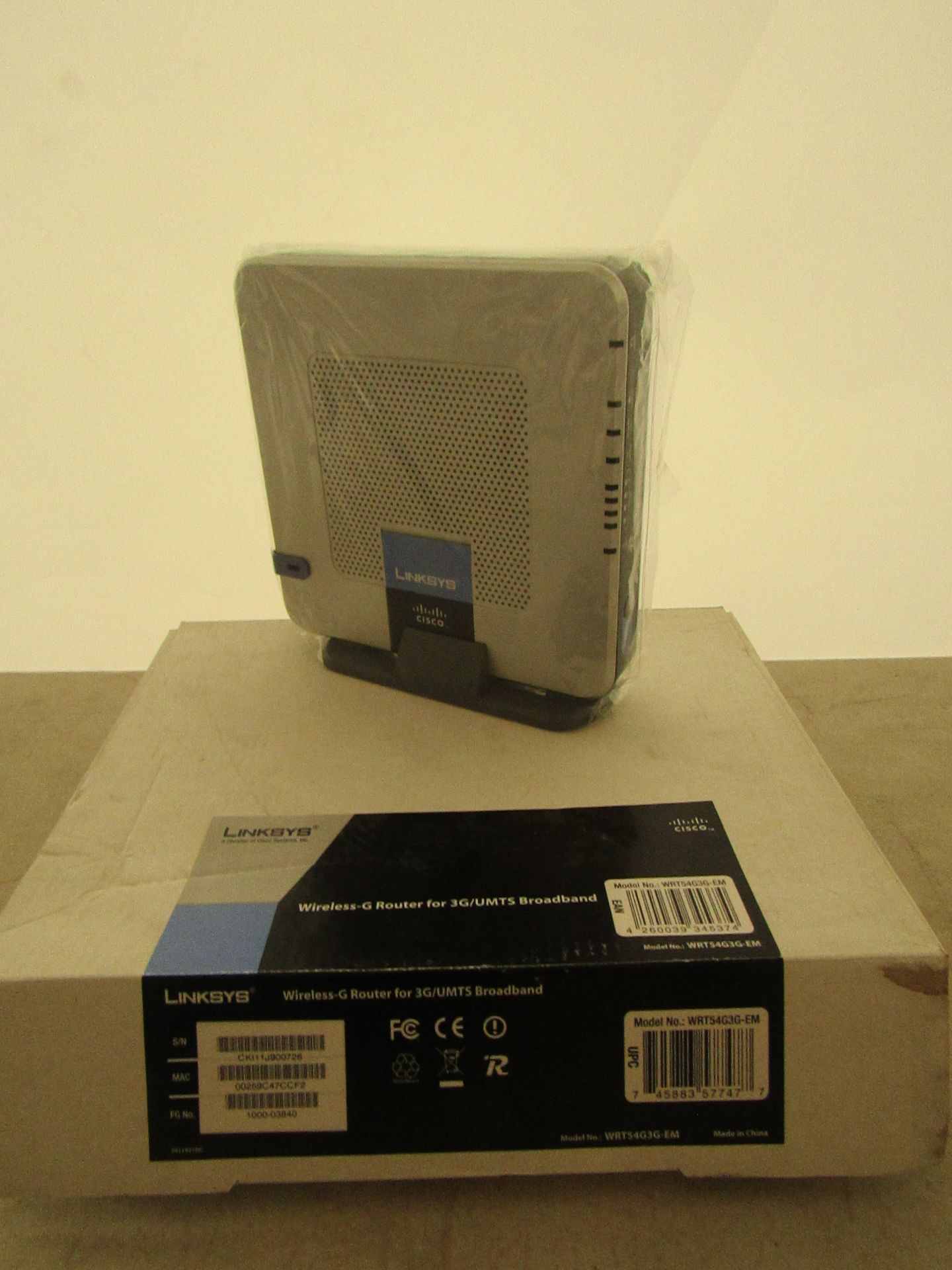 Linksys WRT54G3G-EM wireless-G UMTS router