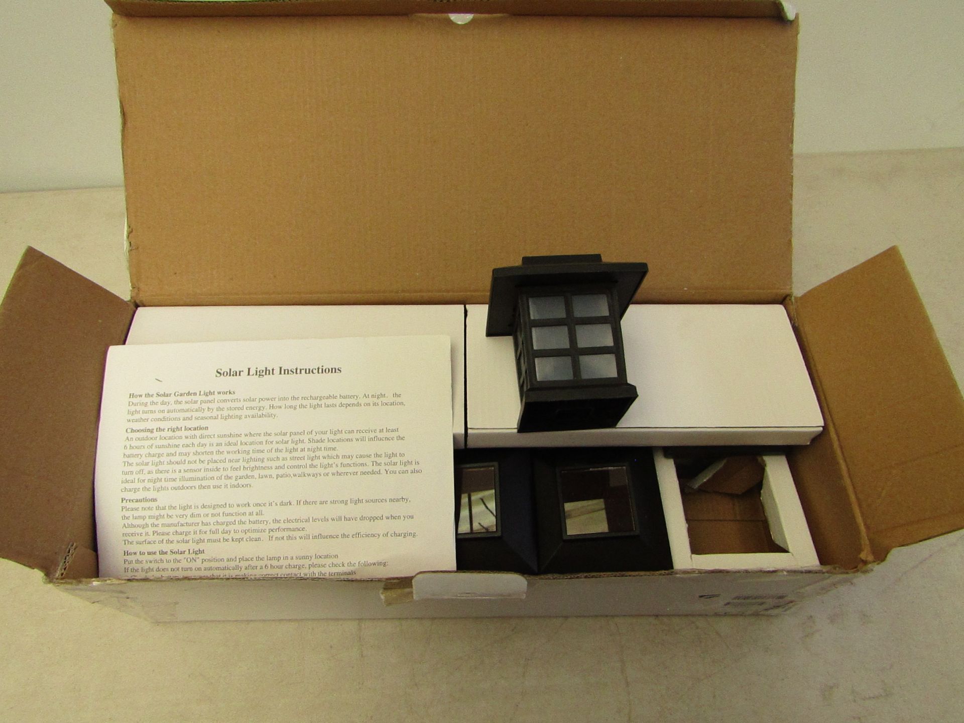 10 Pack of solar lantern light, all new and boxed.