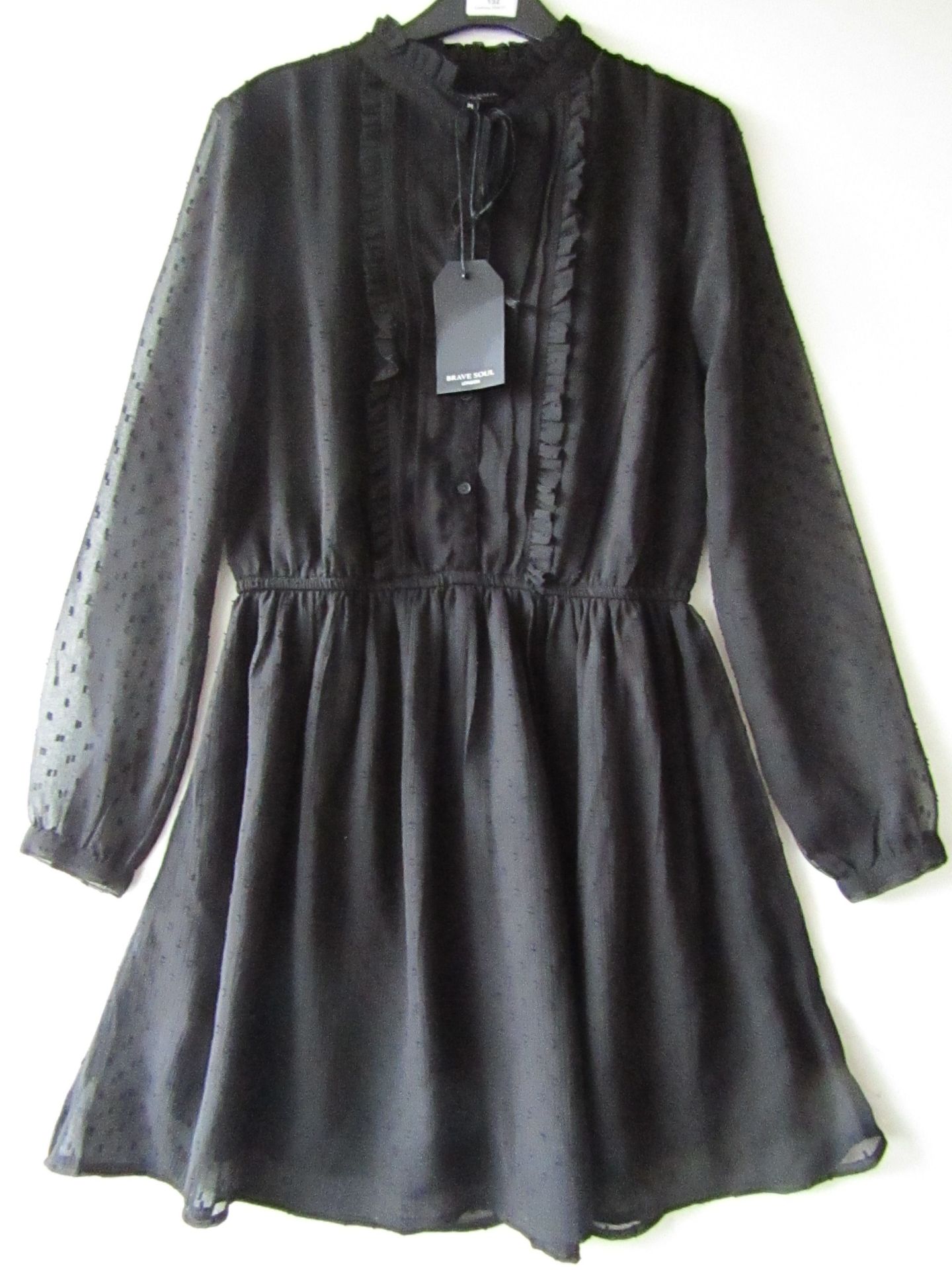 Ladies Brave Soul Long sleeved Dress with tag. New Sample. Size M