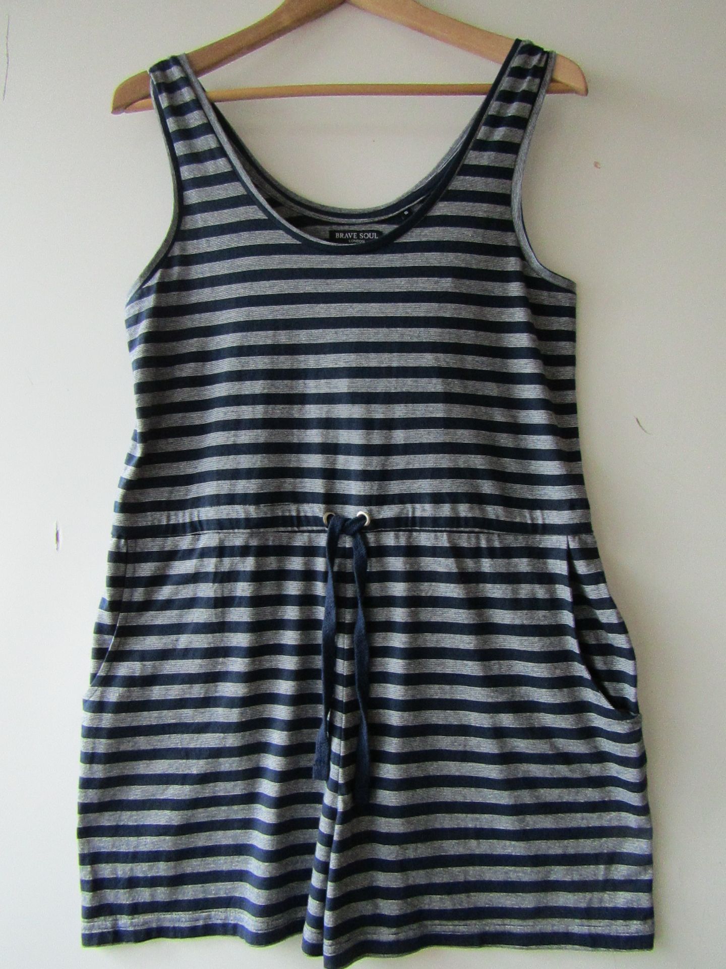 Ladies Brave Soul Striped Play suit. New Sample with tags. Size S