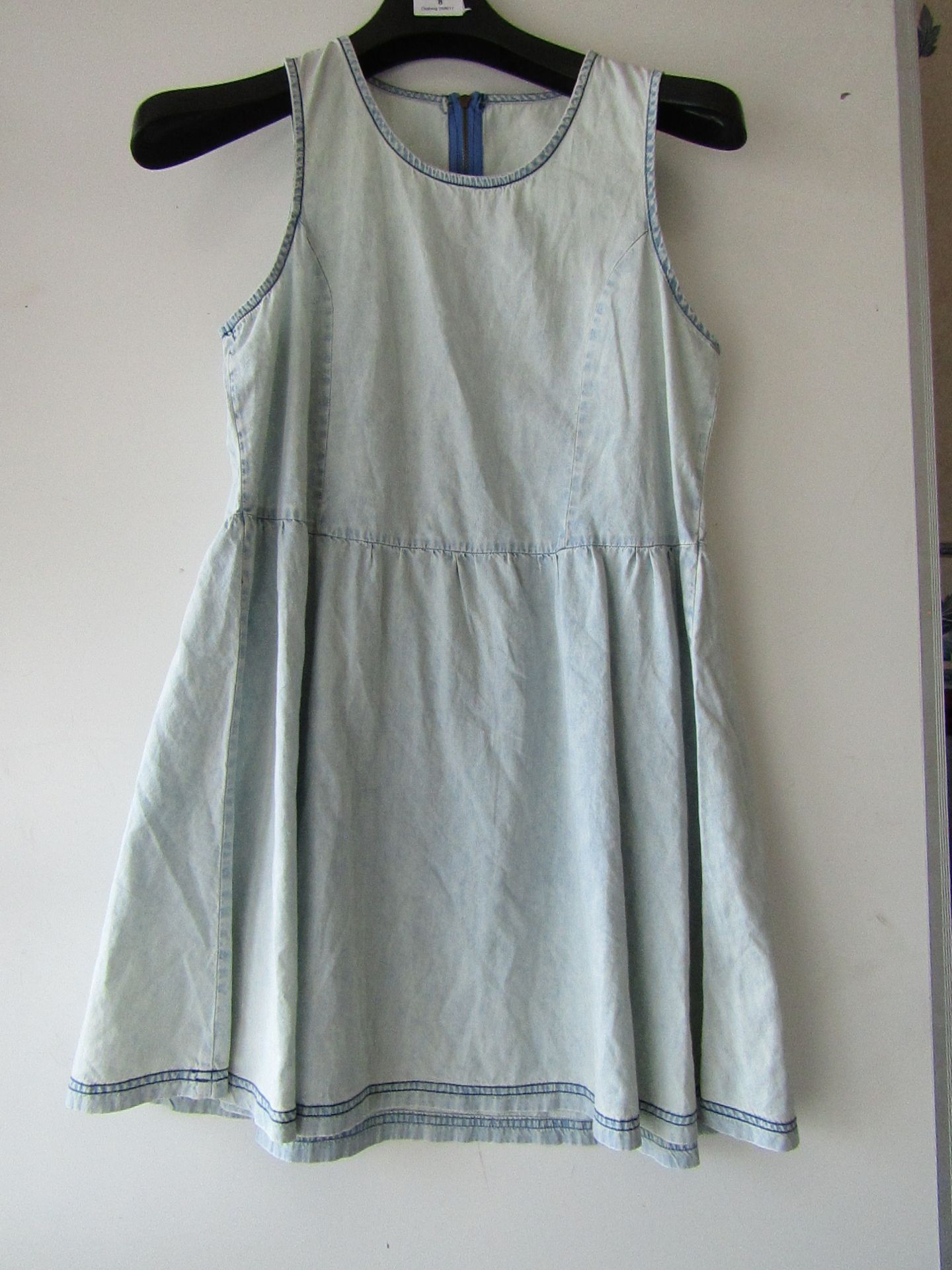 Ladies Brave Soul Washed Denim Dress. New sample. Size S