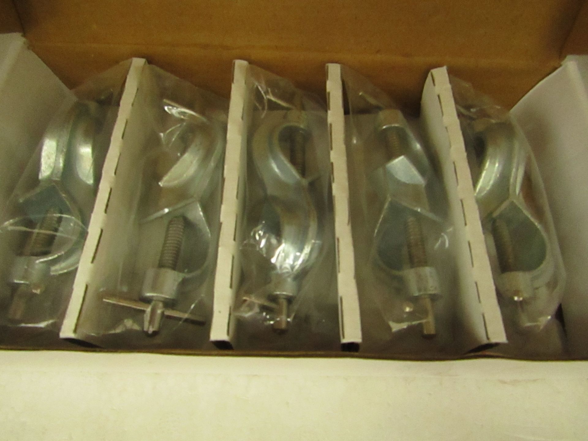 6x Packs of Philip Harris Boss head lab stand clamps, each pack contains 5 clamps. New and boxed. - Image 2 of 2