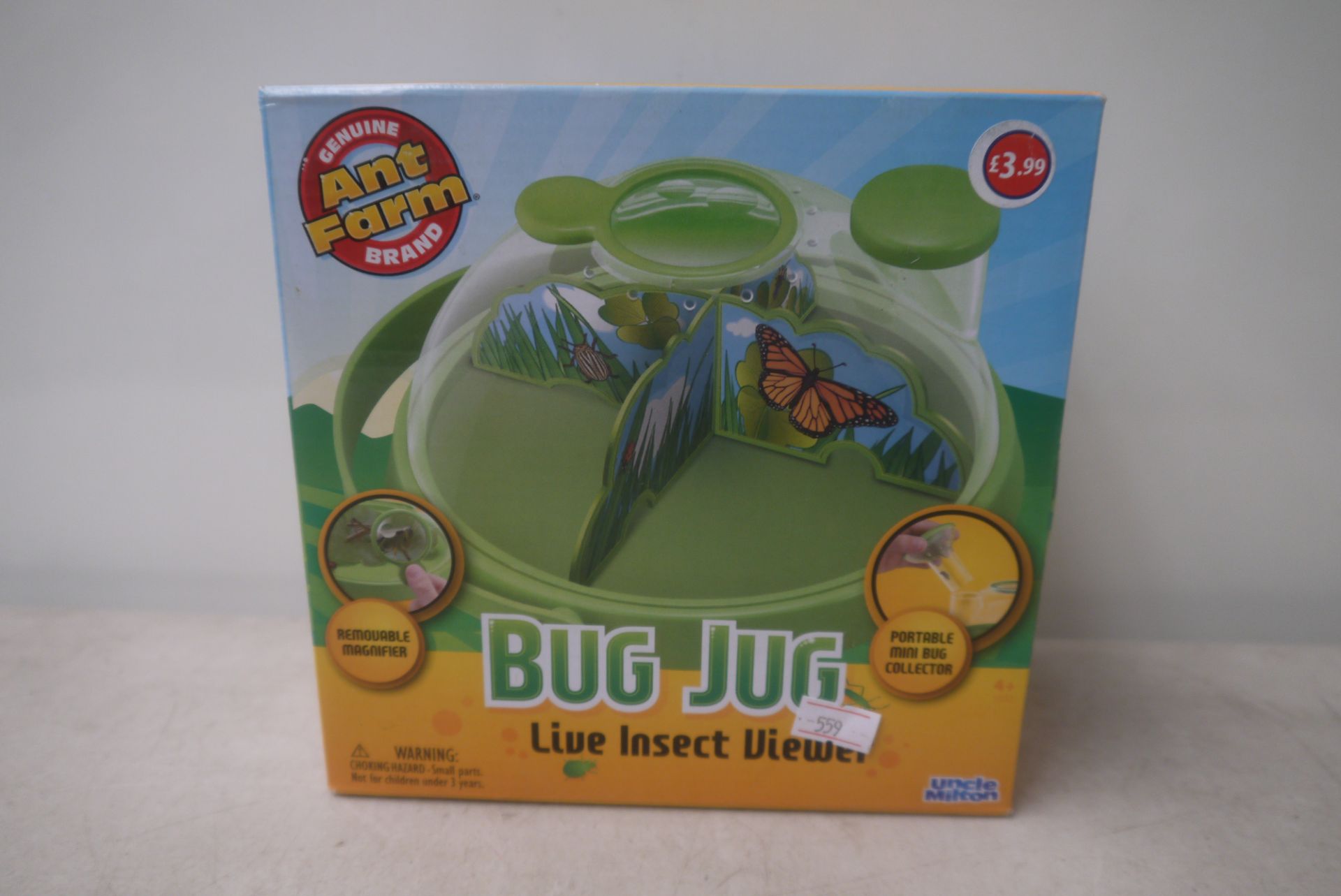 Genuine Ant Farm Brand bug jug live insect viewer, new and in packaging.