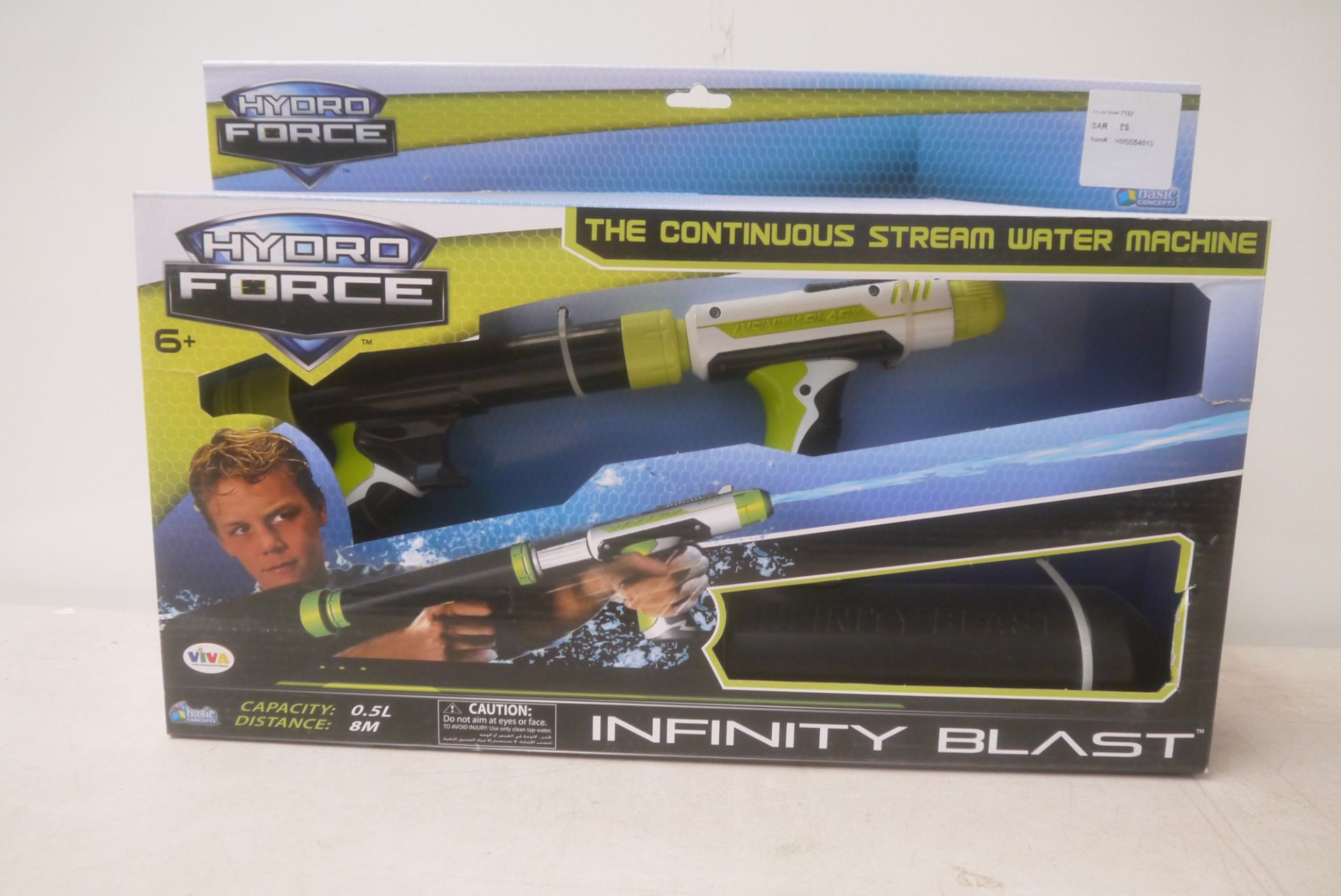 Hydro Force infinity blast 0.5L capacity 8m distance, new and boxed.