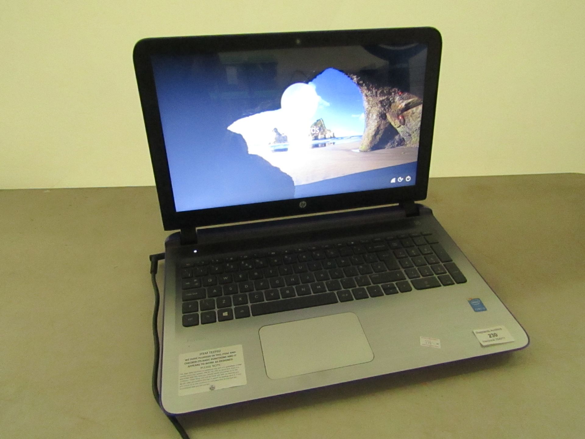 HP Pavilion 15.6″ Laptop with Intel® Core™ i5 Processor – Purple (Tested Working)  Smooth dual-