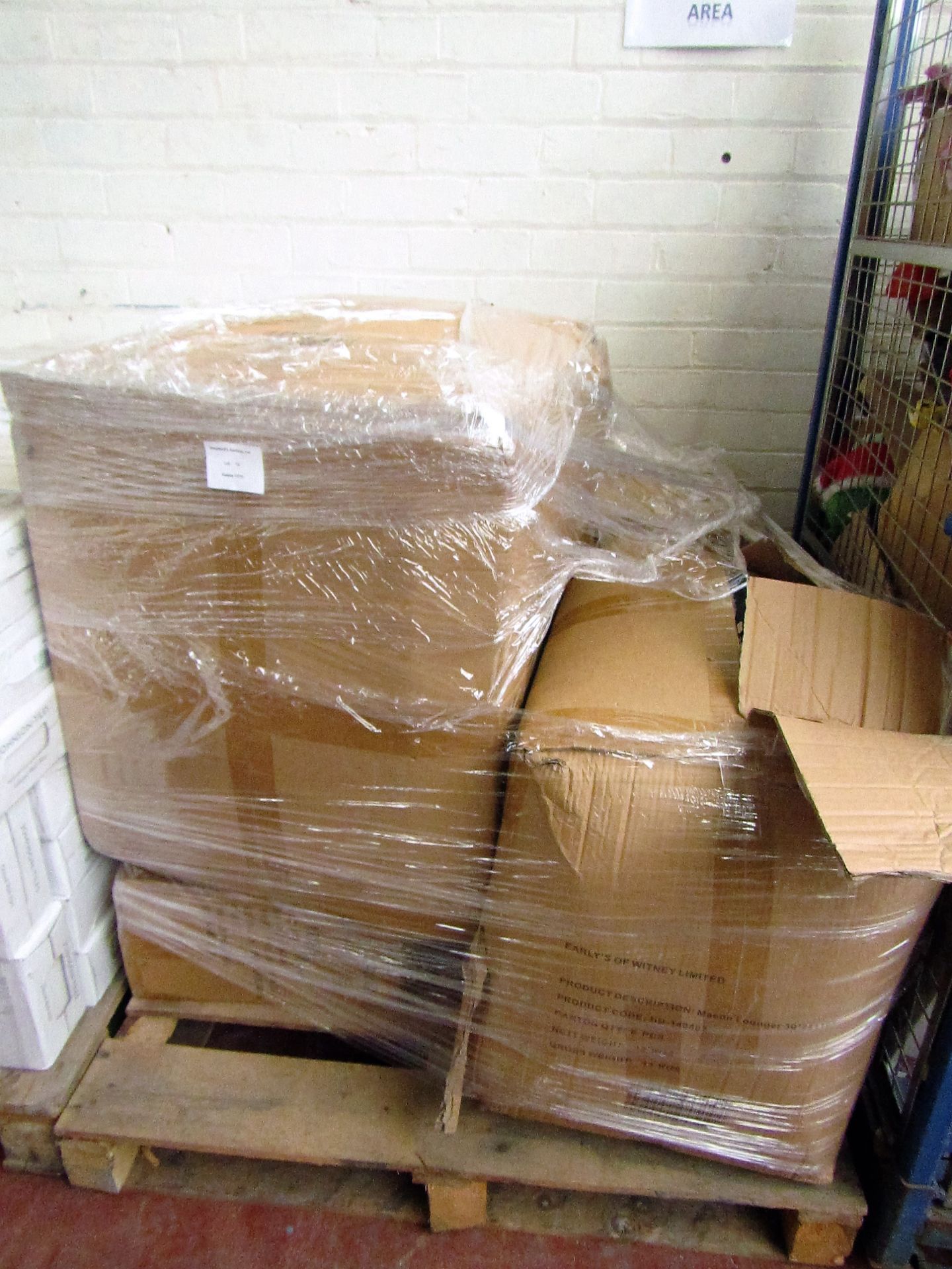 Half Pallet of unmanifested stock from a warehouse clearance we have no real way of knowing the true