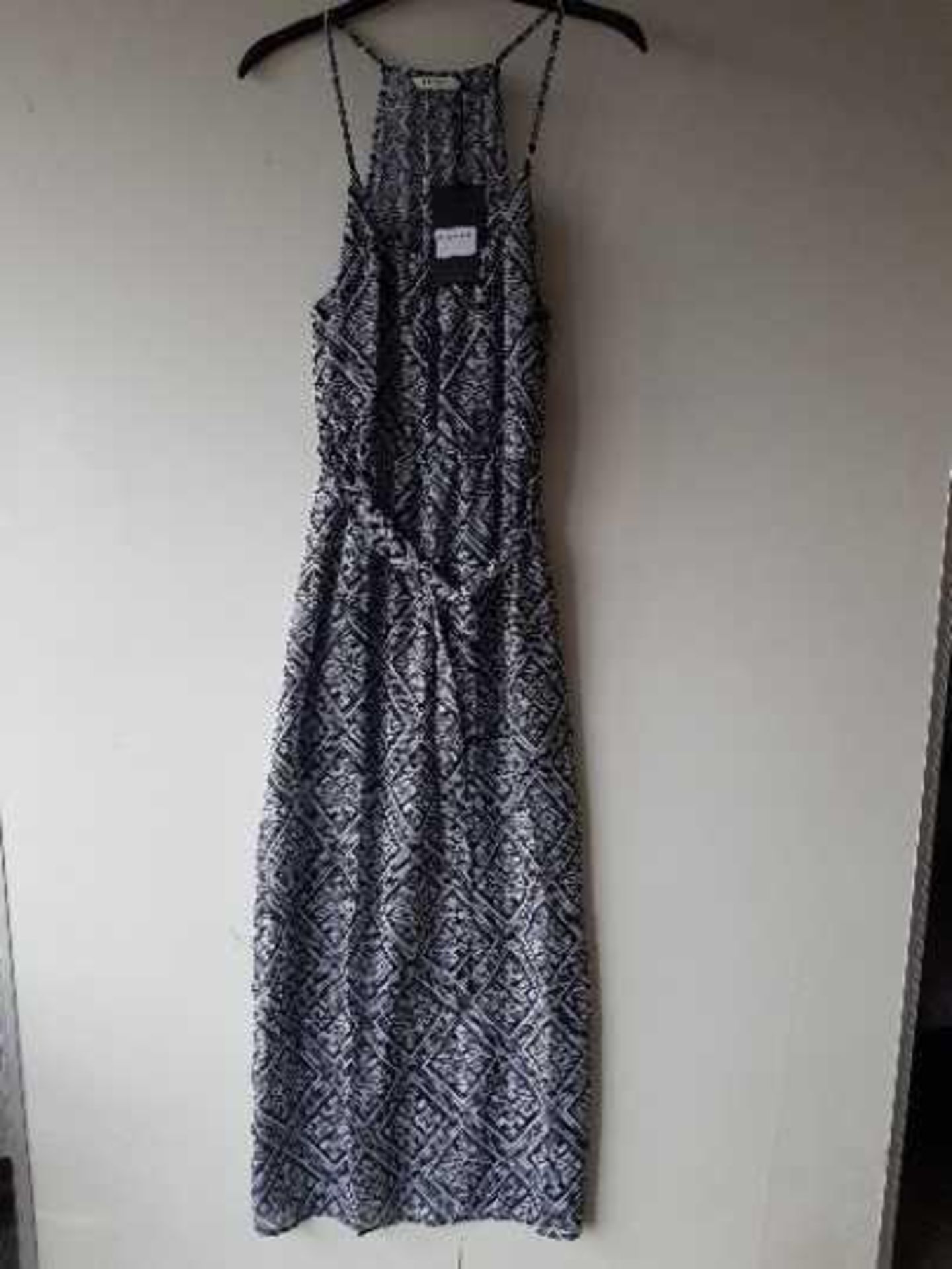 Brave Soul Blue Racer Back Maxi Dress size M new with tags & packaged - Image 2 of 2