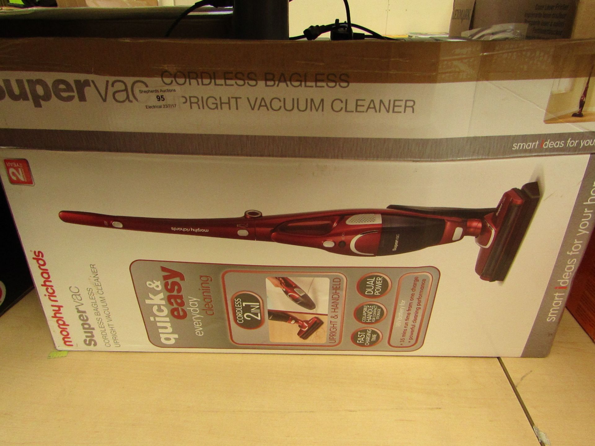 Morphy Richards SuperVac. Tested working & boxed.