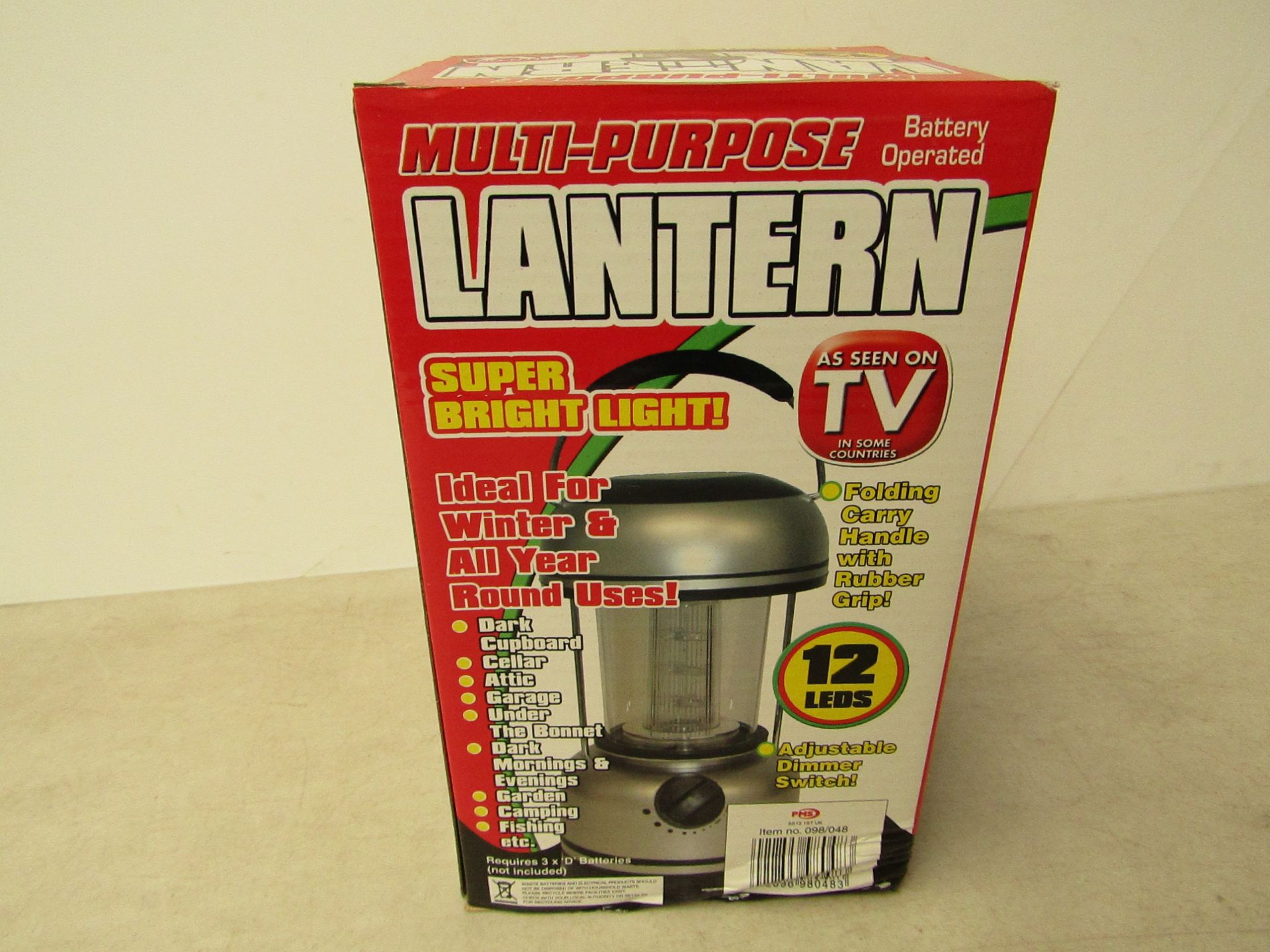 Multi-purpose Lantern. Unchecked & boxed.