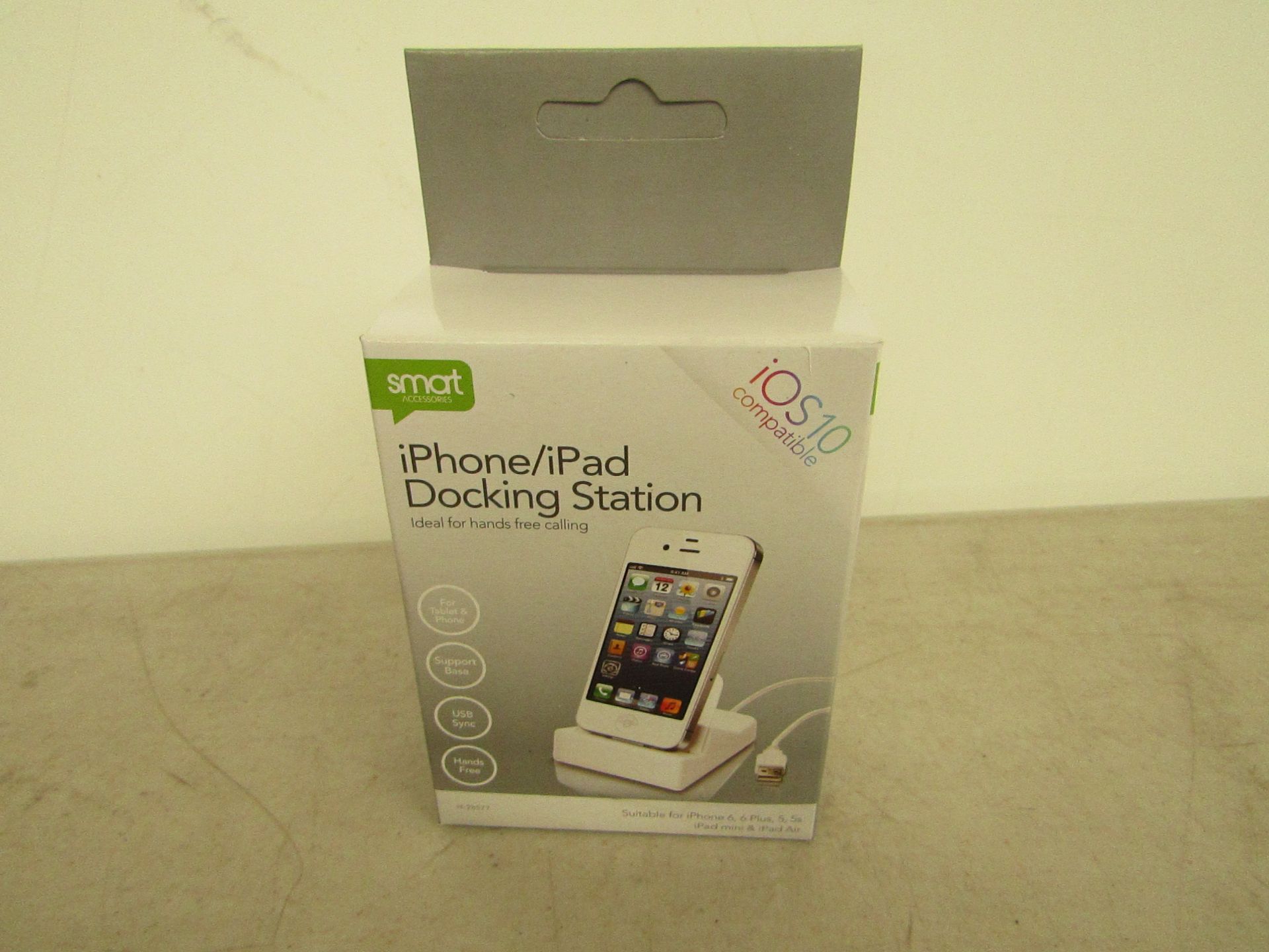 6x Smart iPhone/iPad docking station, all new and boxed.