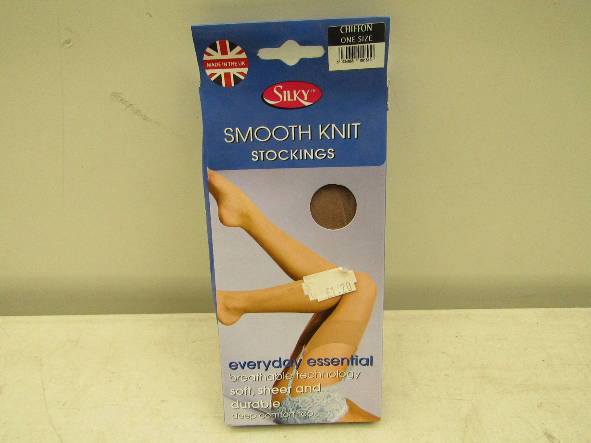 5x Silky smooth knit stockings, new and packaged.
