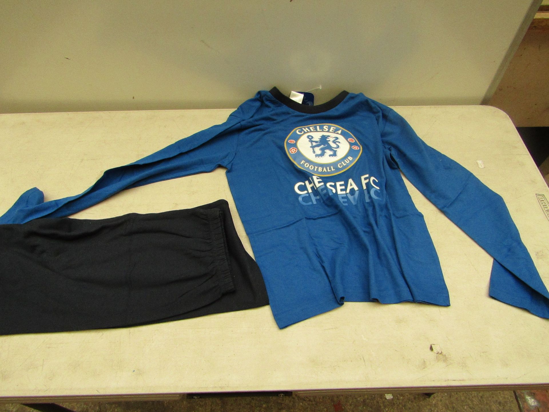 Chelsea Football Club children's pyjamas, 11-12yrs, new and packaged.