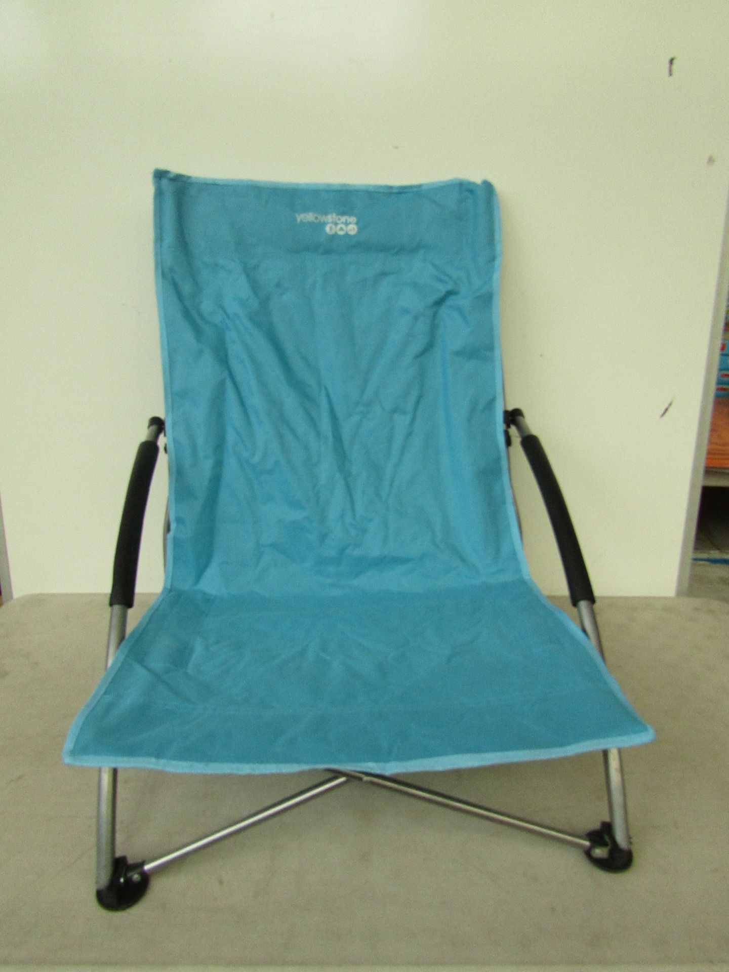 Yellow stone Low Profile chair with carry bag.