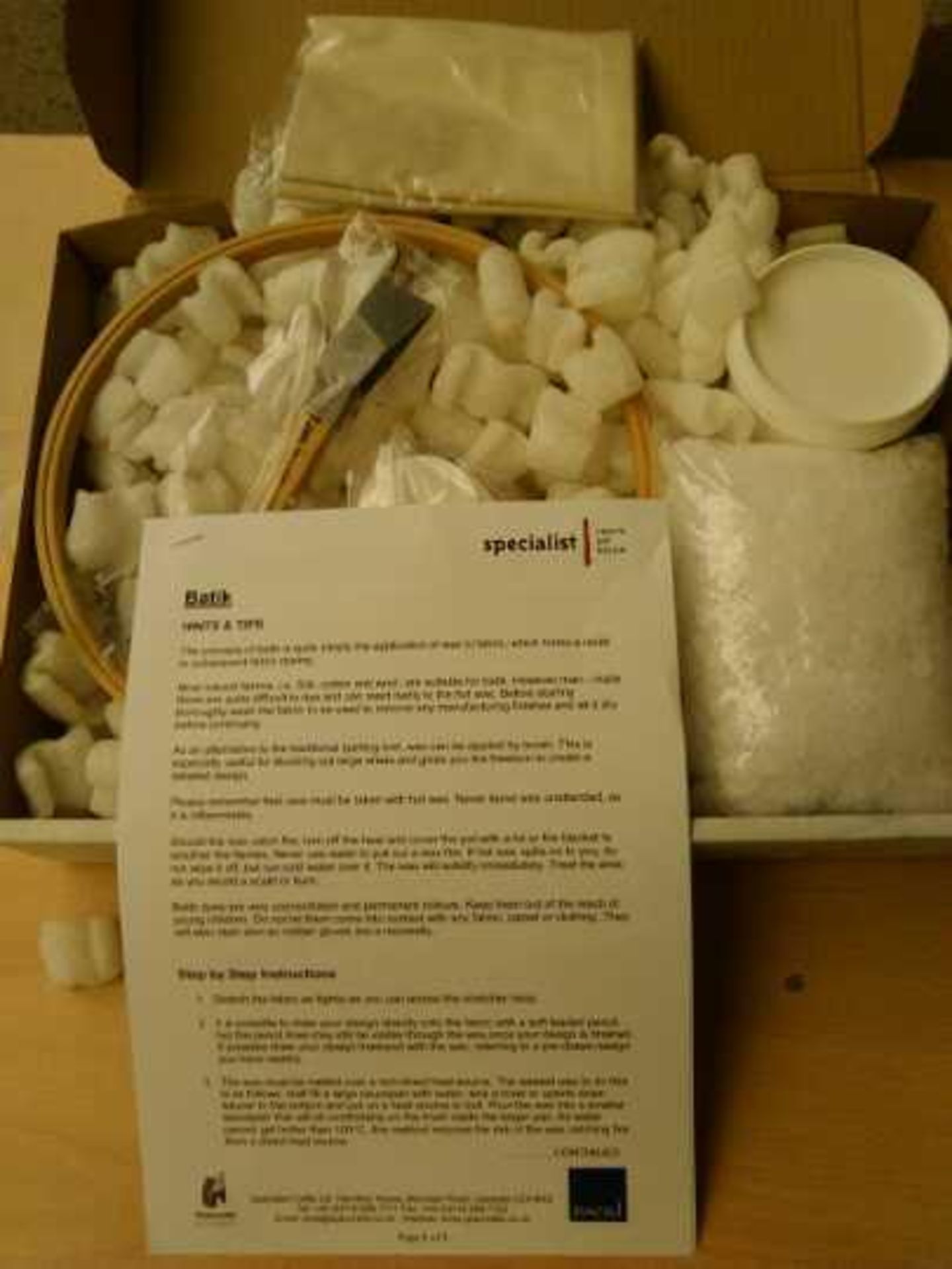 3x Start a craft, batik starter kit, new in packaging. Total RRP £80.97          SKU code-146514