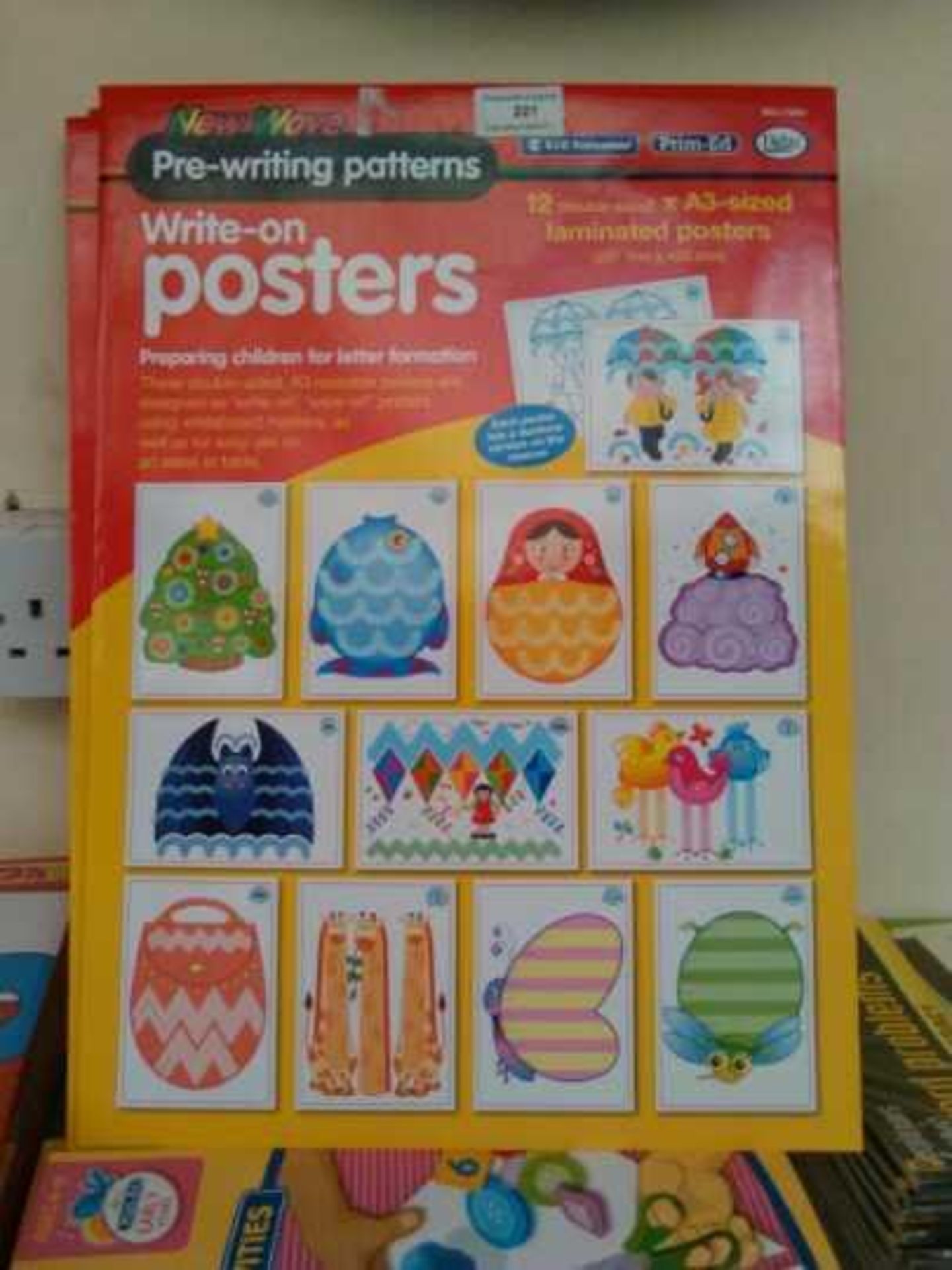 5x Packs of 12 A3 New wave, pre-writing posters, new in packaging. Total RRP £74.95         SKU