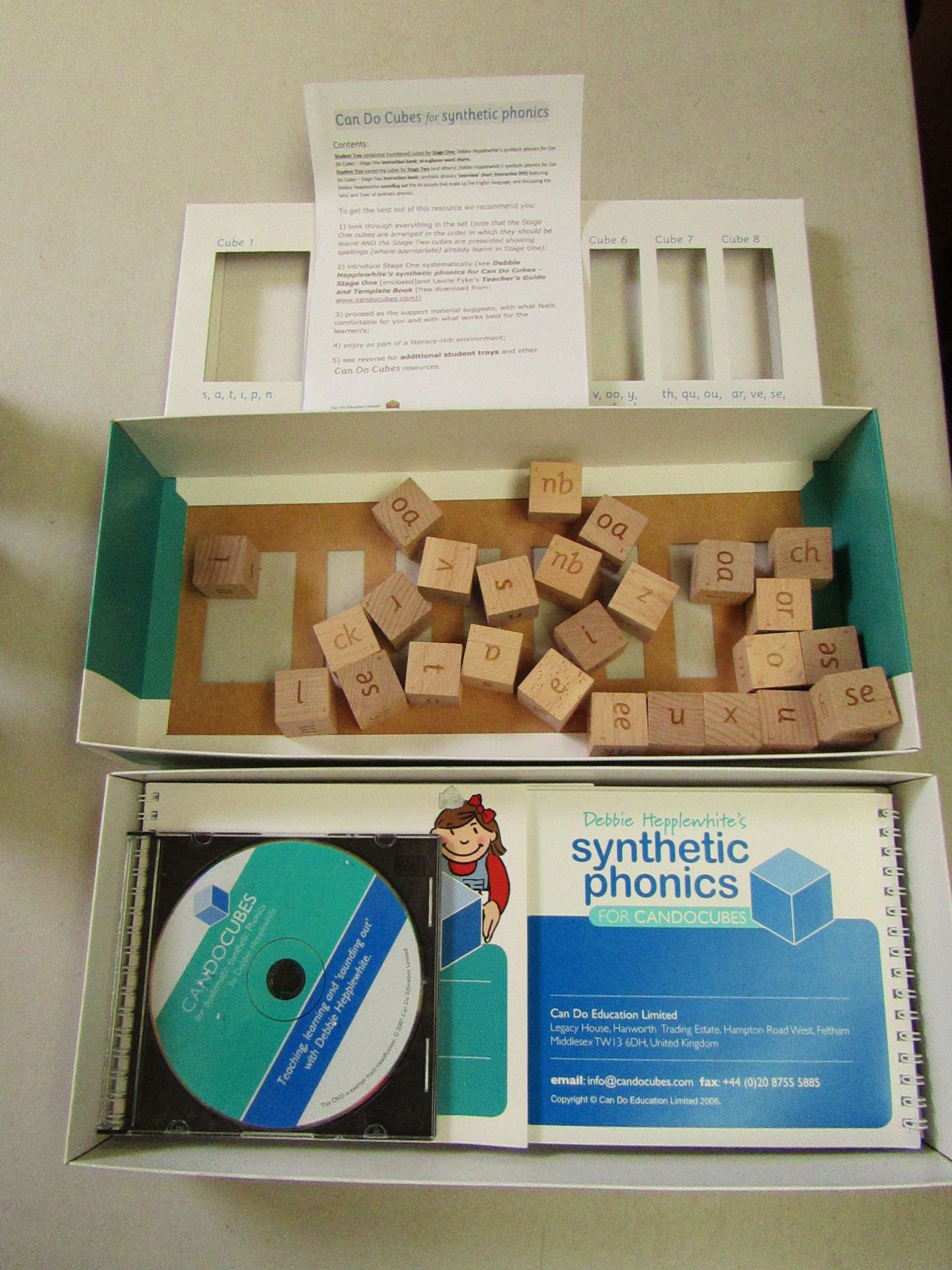 5x Synthetic phonics teaching set with DVD, new and boxed. Total RRP £184.95   SKU code-131125