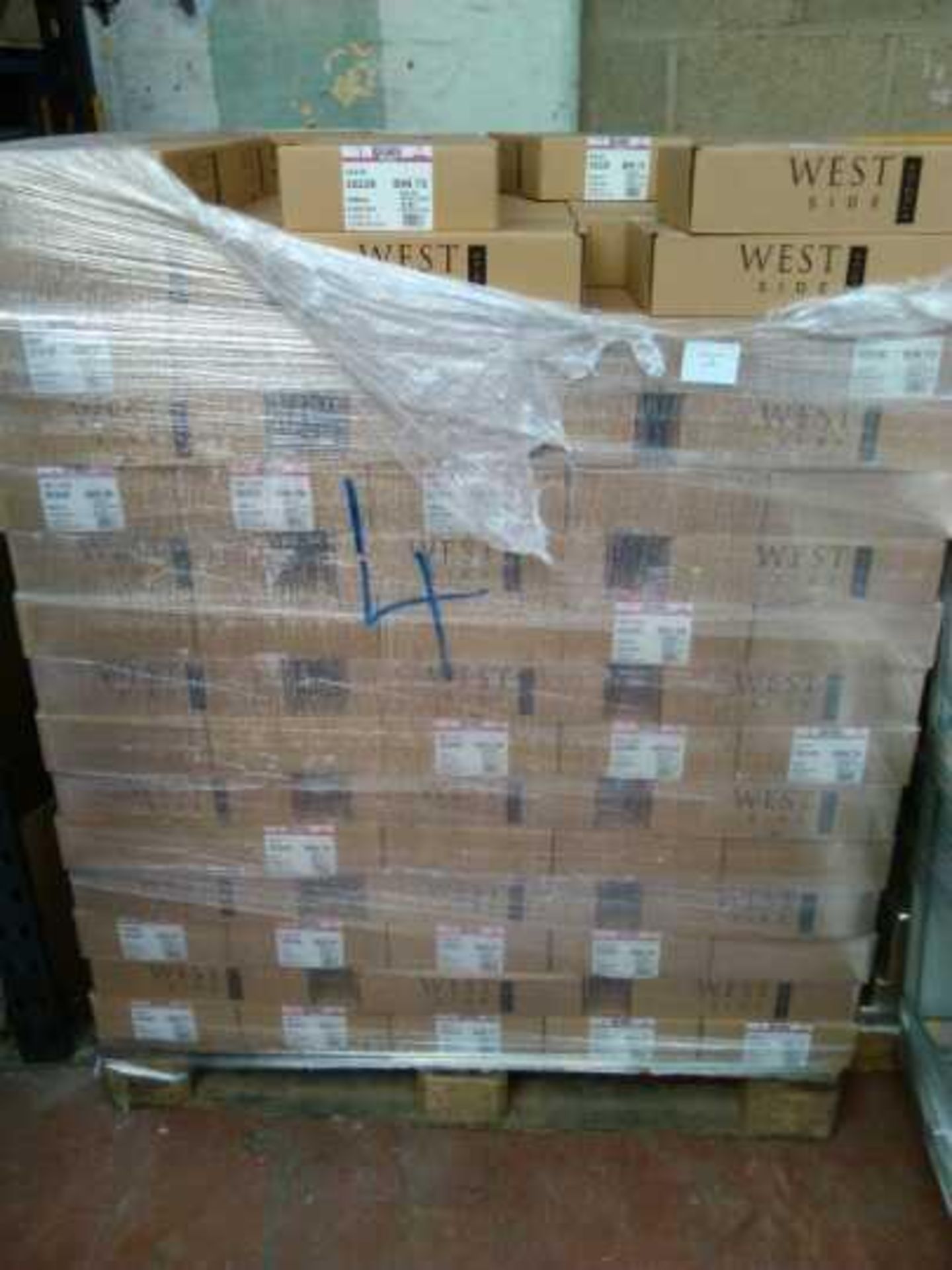 Pallet of approx 180+ boxes each containing 72 various types of greetings cards such as "One I
