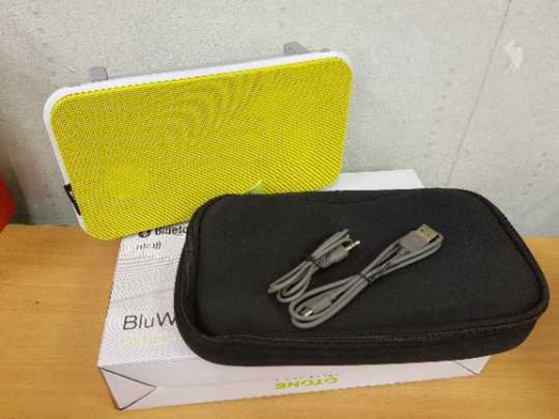 OTONE Bluwall potable Bluetooth speaker, new and boxed RRP £59.99, yellow - Image 2 of 2