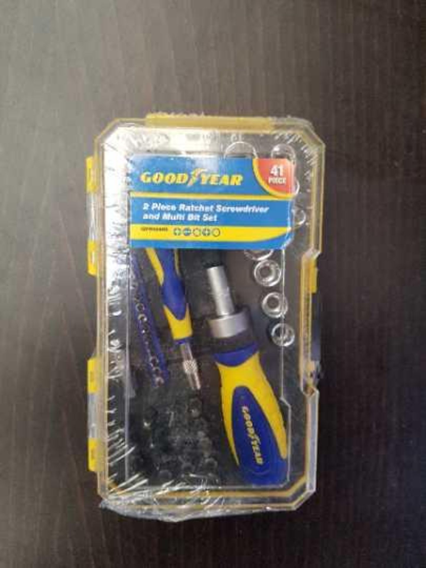 41 Piece Goodyear Ratchet screwdriver and Multi Bit set, Brand New in Packaging