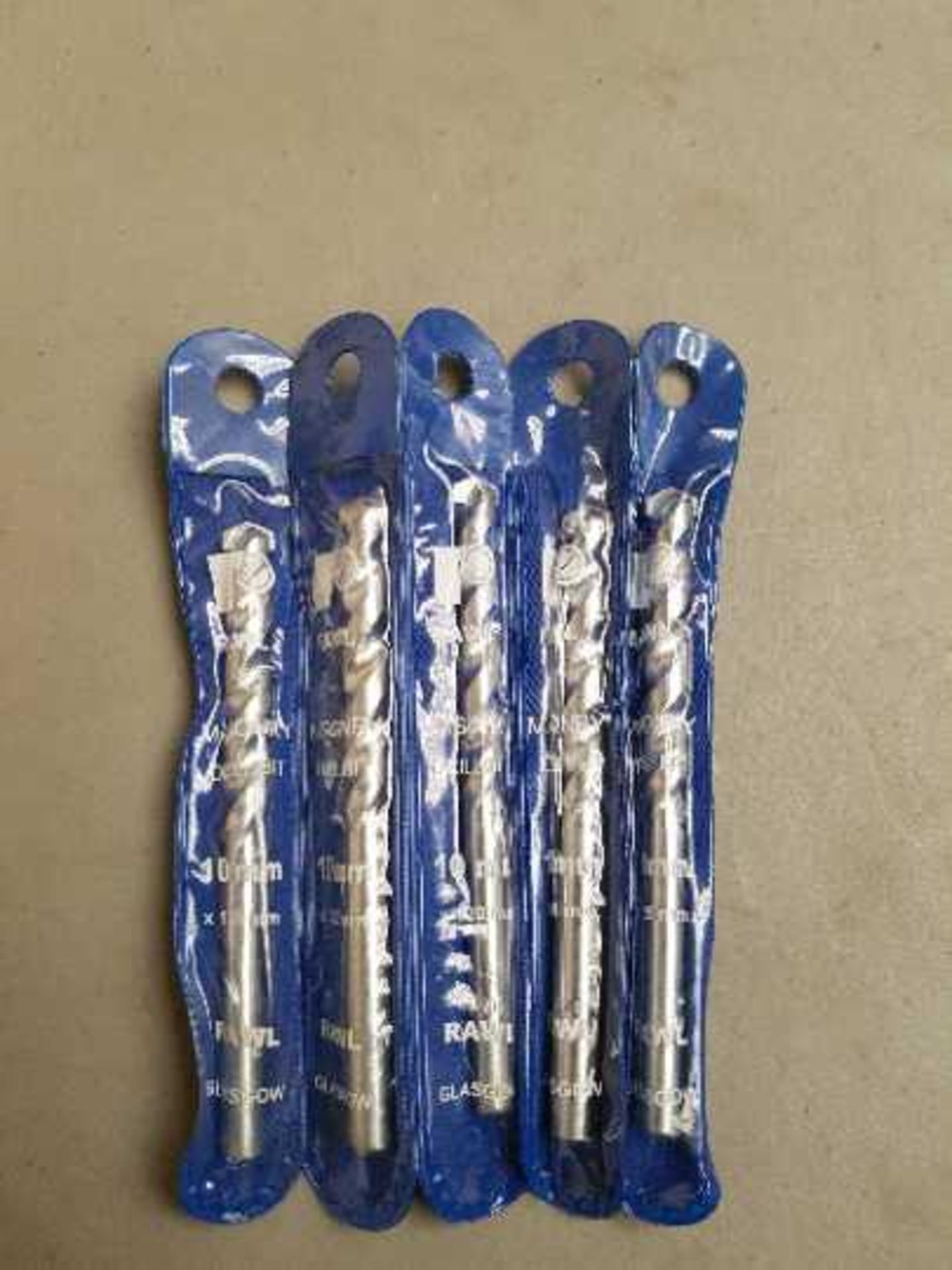 5x Rawl Plug 10mm Masonry drill Bits, new