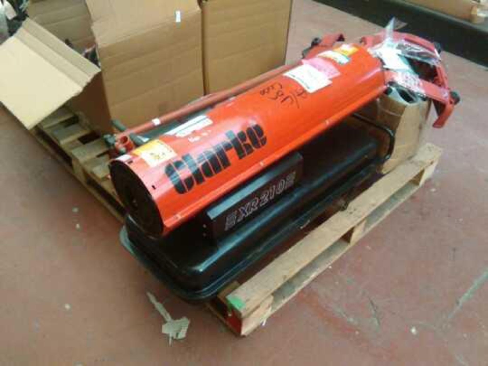 Clarke XR210 Diesel/Paraffin Fired Space Heater RRP £399.00 at https://www.machinemart.co.uk/p/