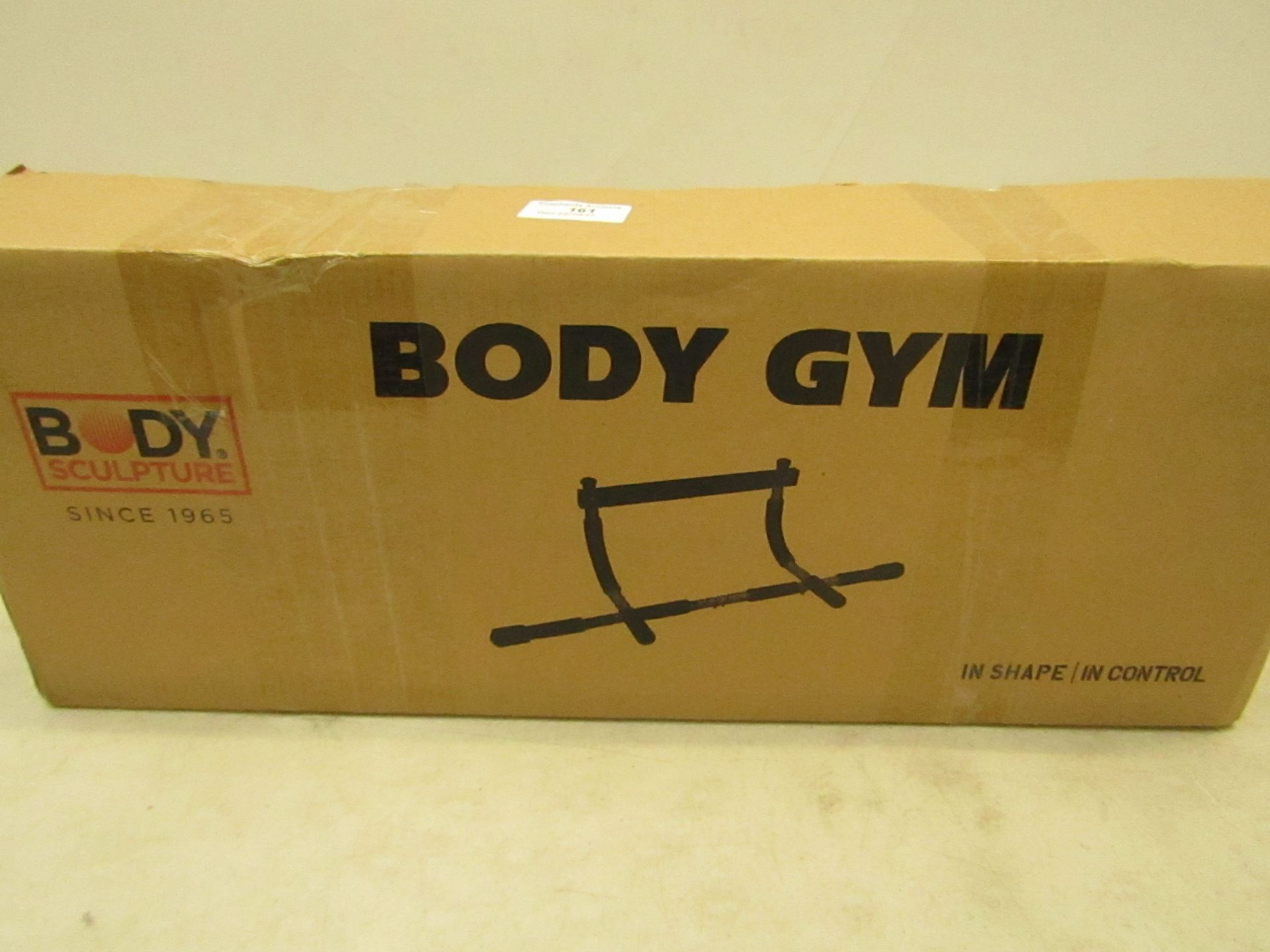 Body Gym upper body workout bar, boxed.