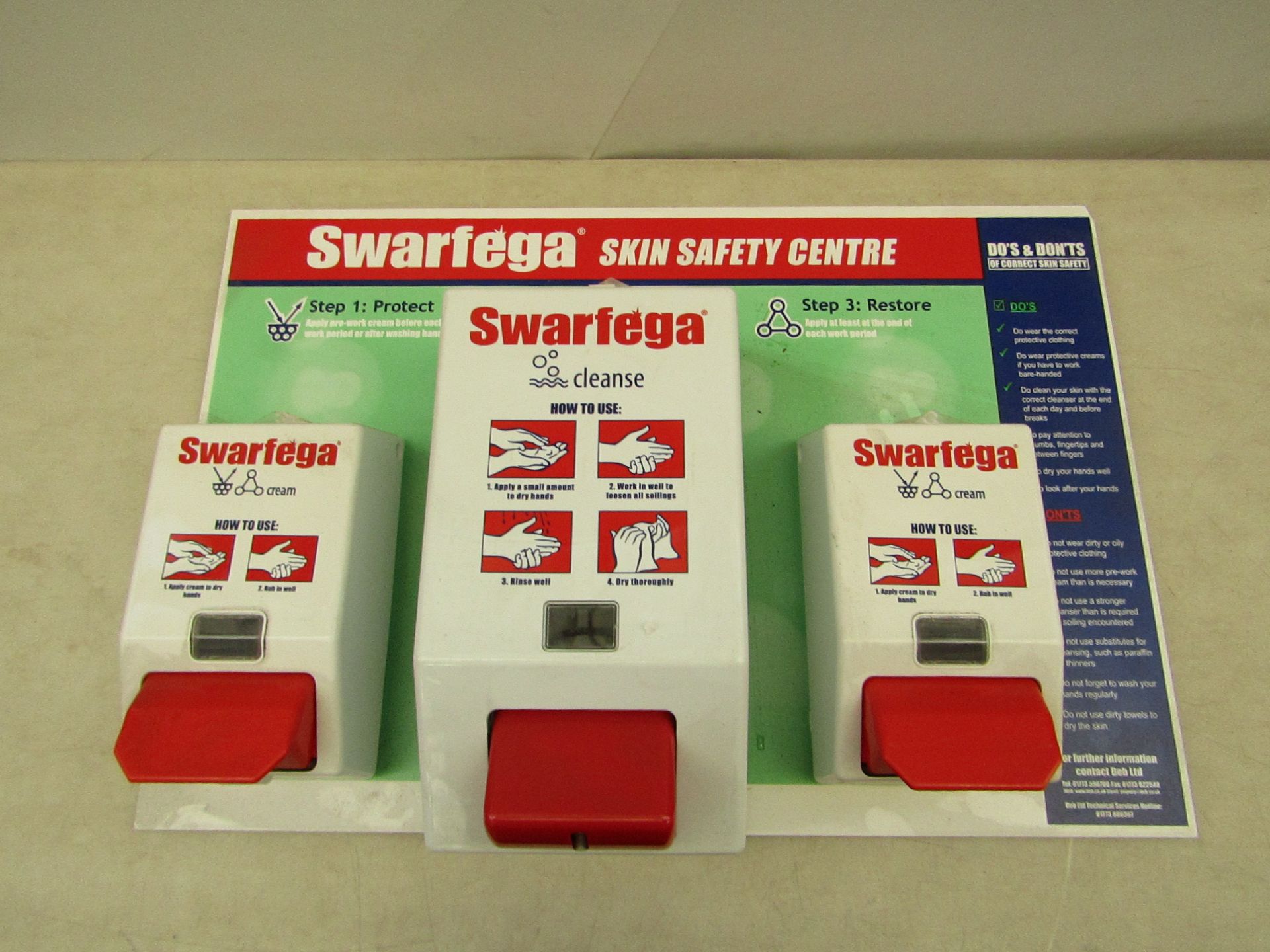 Swarfega cleanse system, no box.